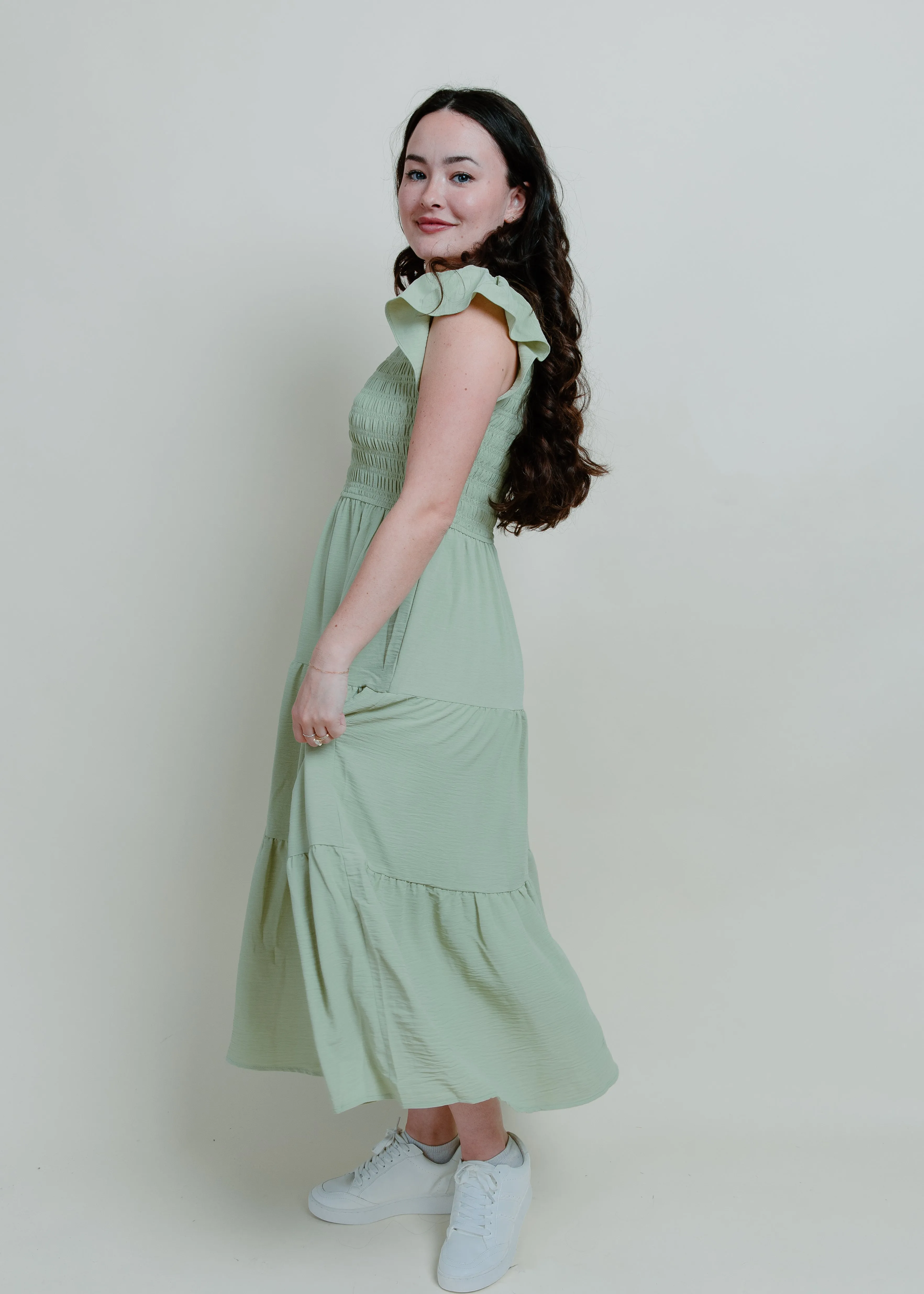 Easy Goes It Maxi Dress - Sage