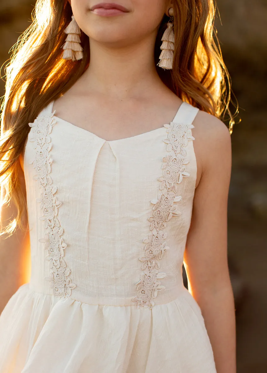 Effie Dress in Cream