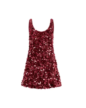 ELAINE SEQUIN MINI DRESS