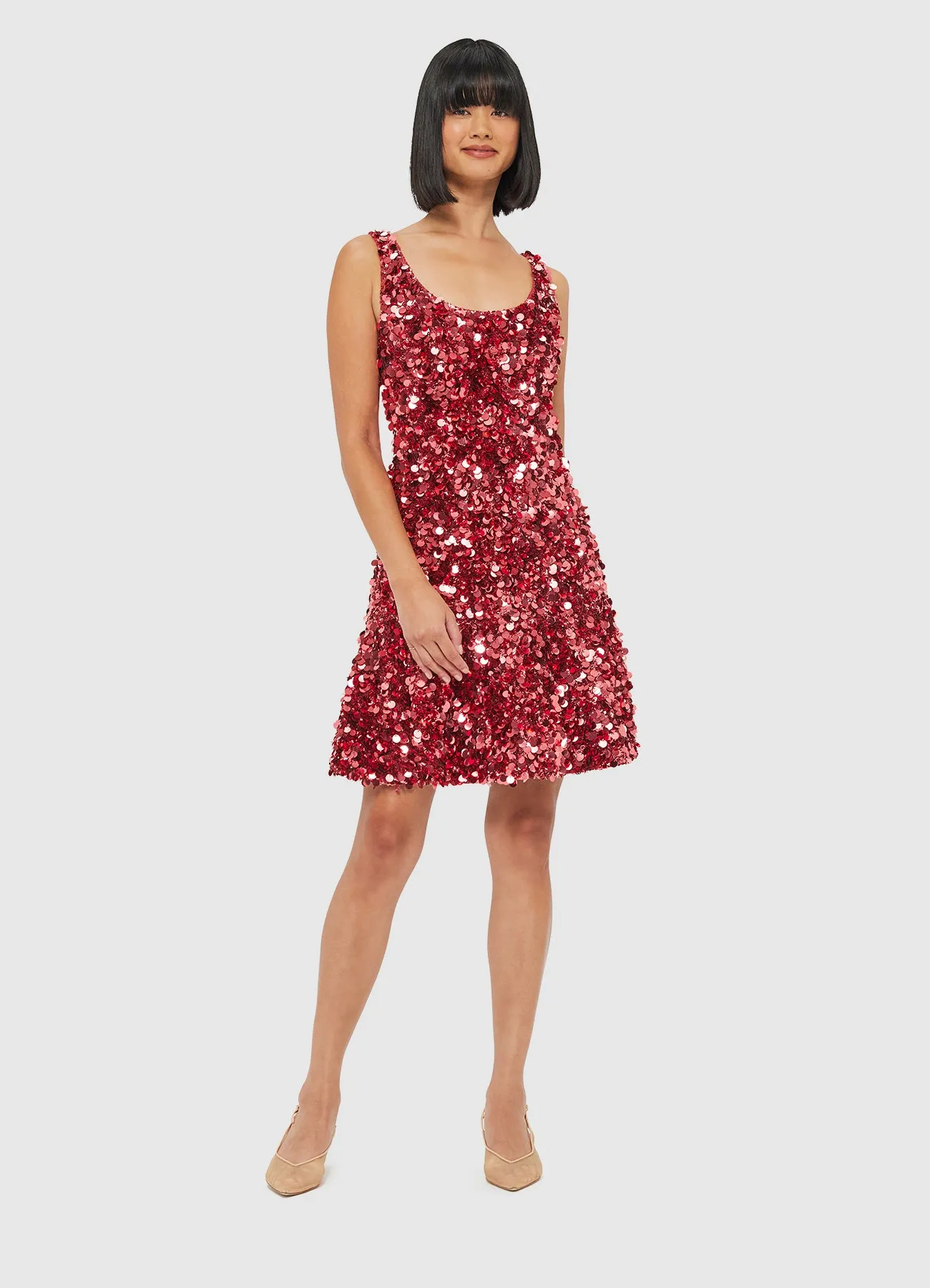 ELAINE SEQUIN MINI DRESS
