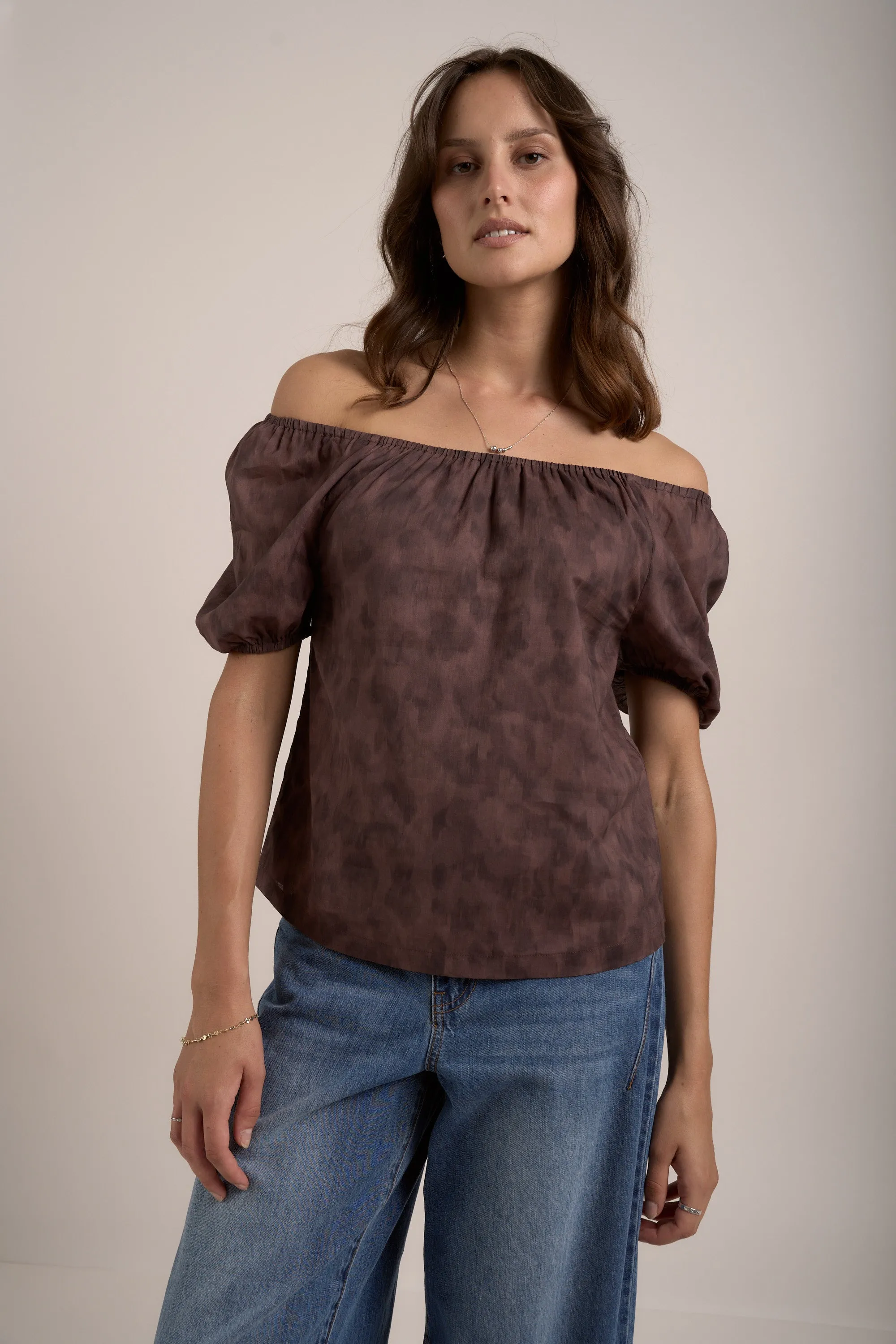 Elementary Louise Puff Sleeve Top