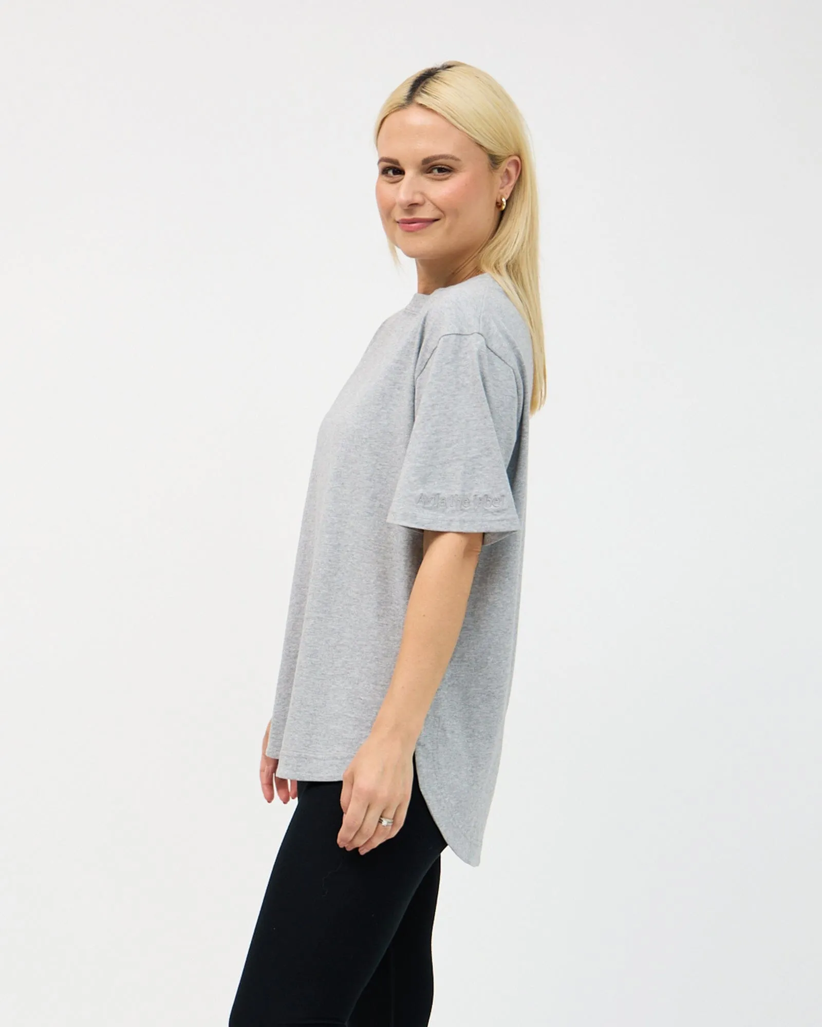 Elsie Long Tee - Grey