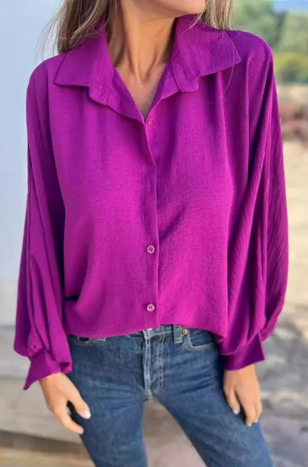 ELYSA - Effortless Button-Up Blouse