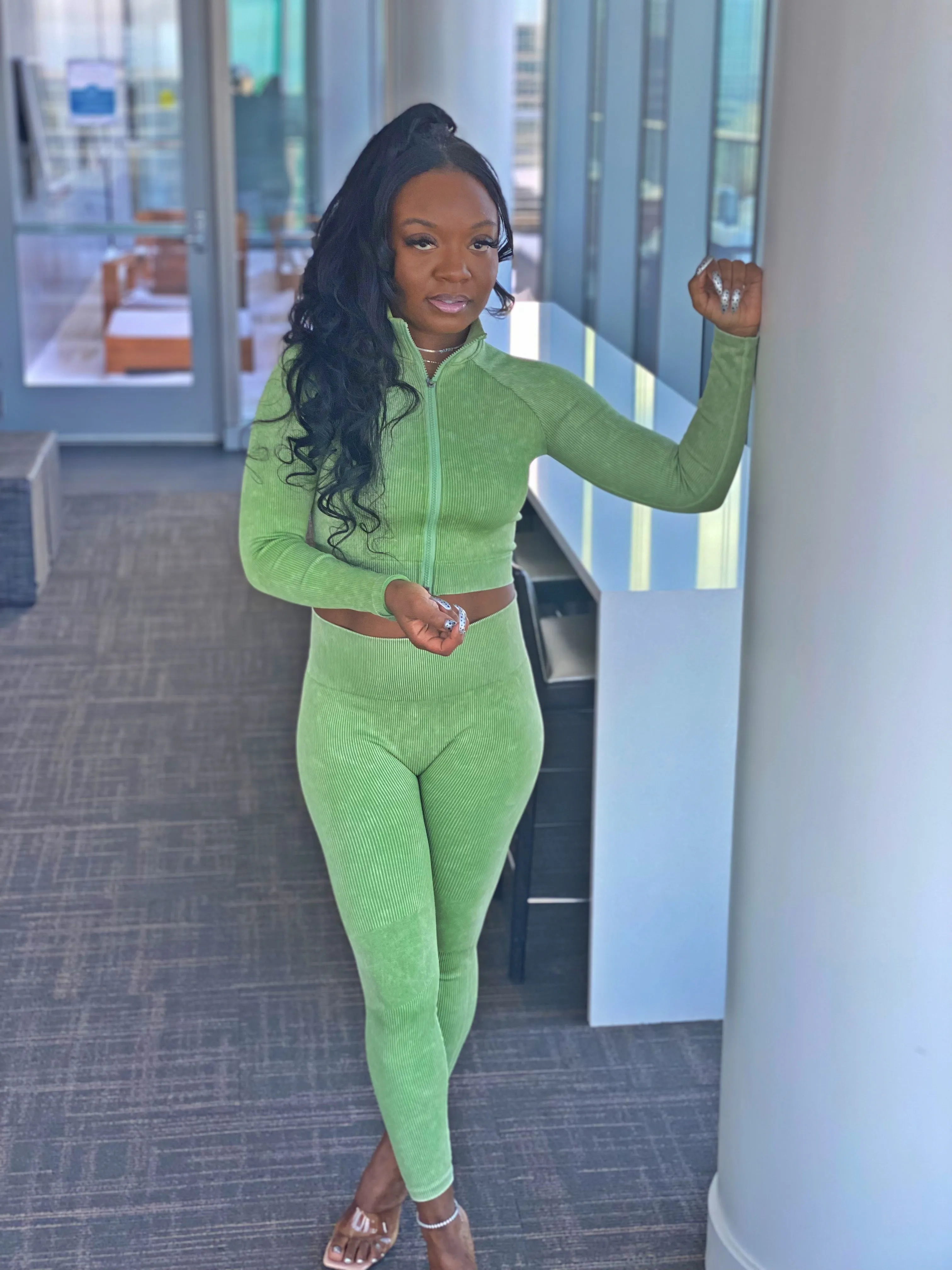 Emerald Cropped Jacket