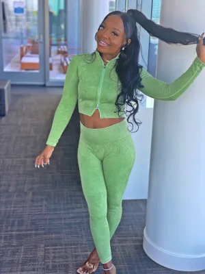 Emerald Cropped Jacket