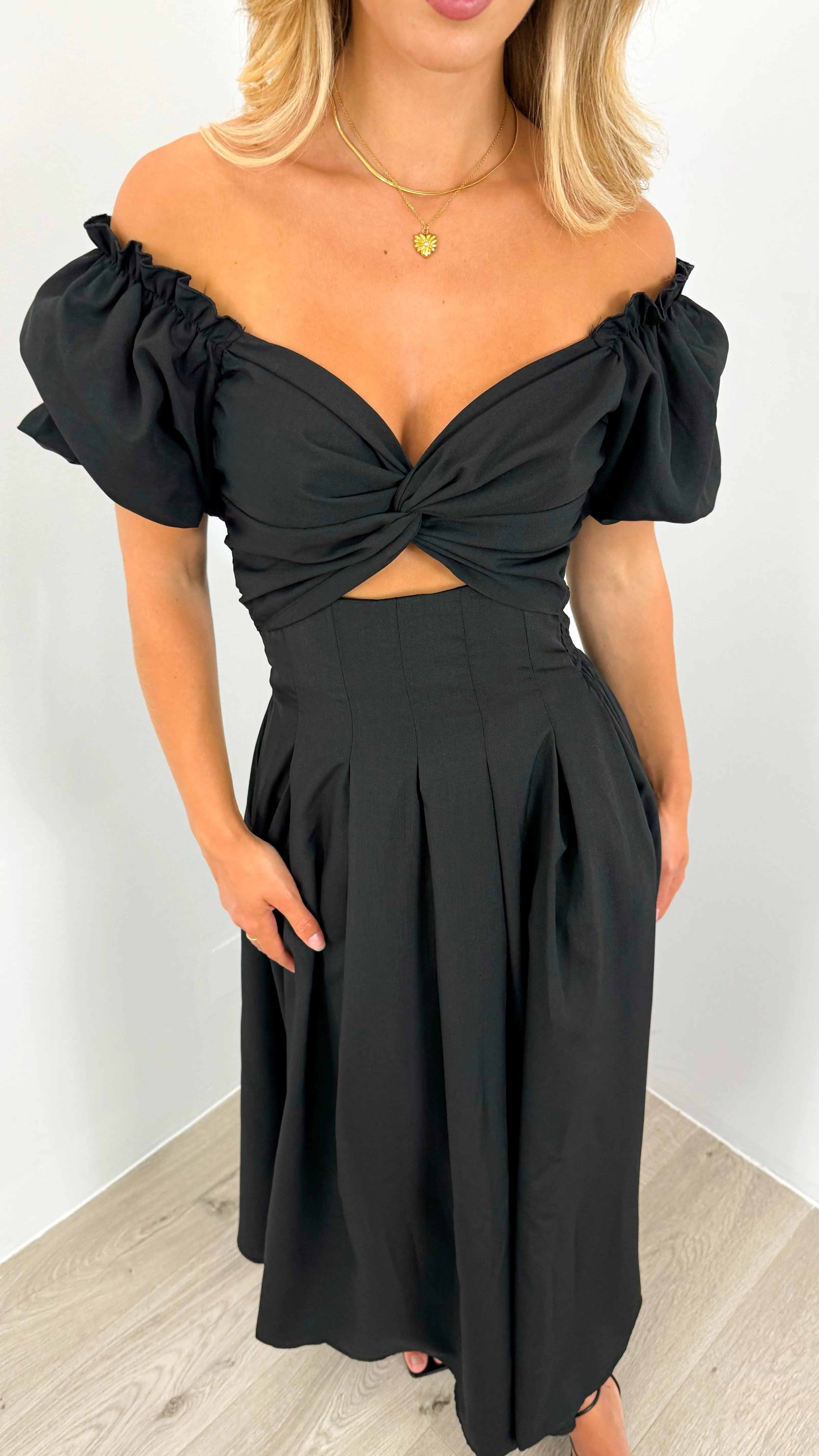 EMIRA DRESS - BLACK
