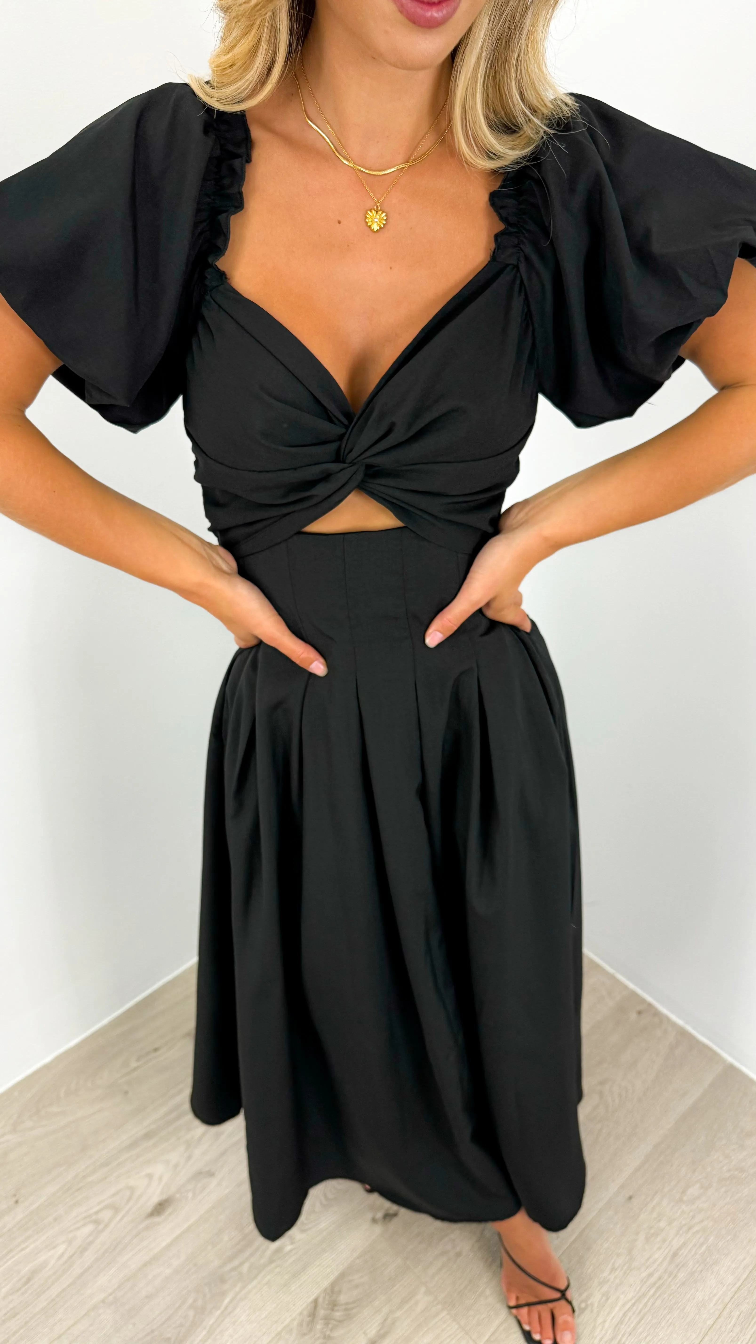 EMIRA DRESS - BLACK