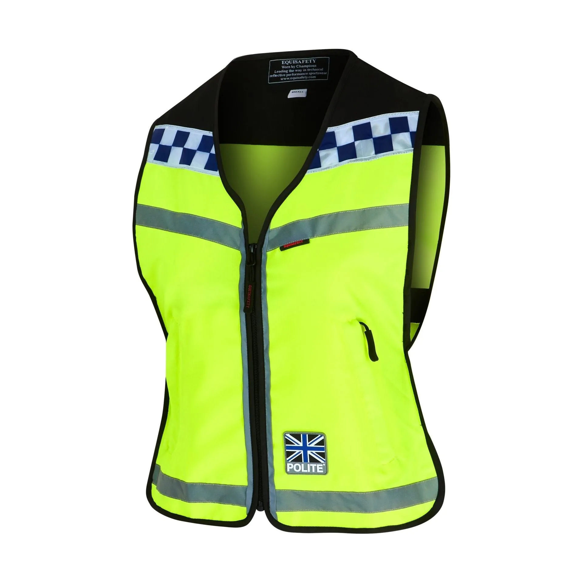 Equisafety POLITE Horse Waistcoat - Please Slow Down