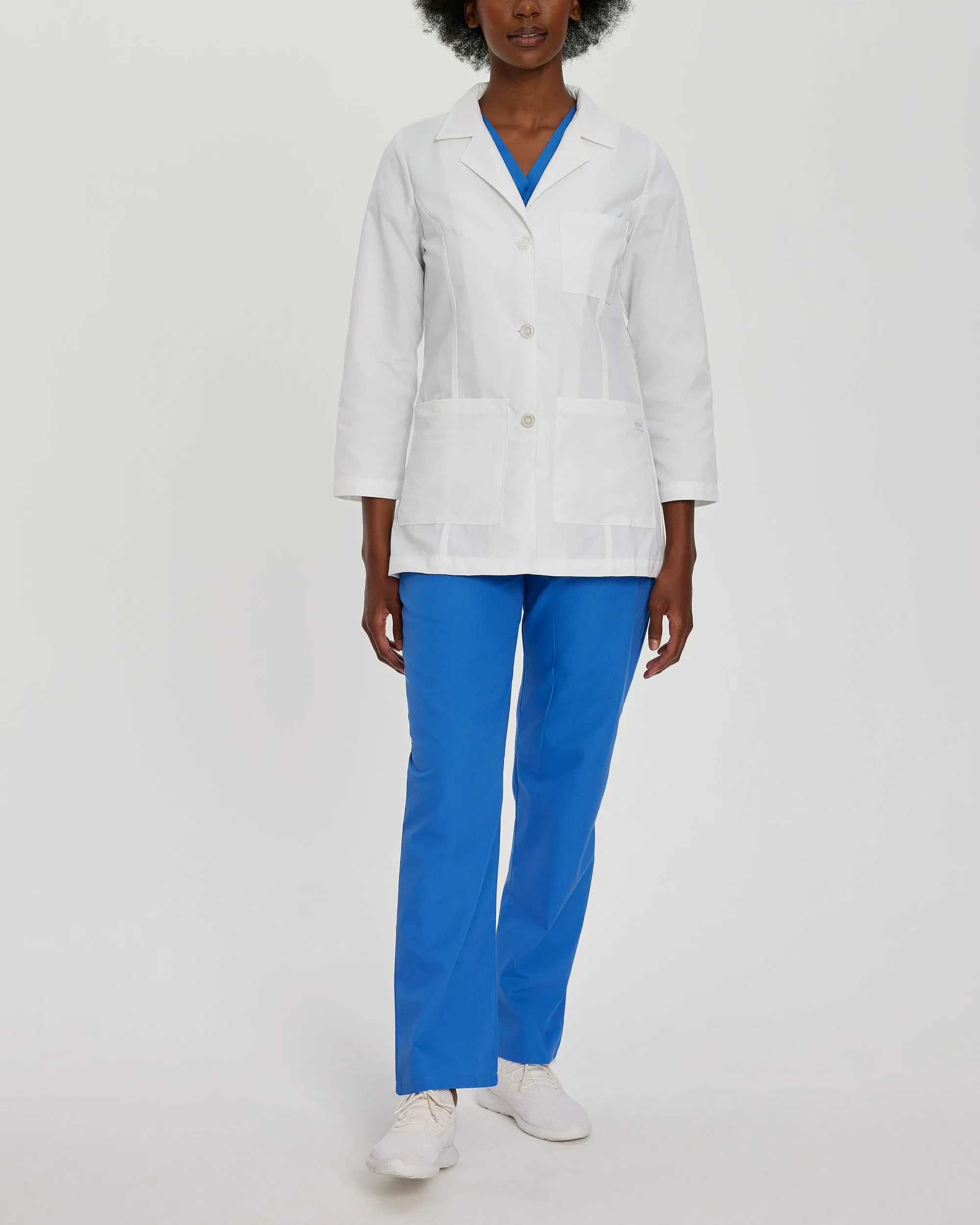 Essential Lab Coats 8726 Women's 3 Pocket Consultation Jacket White