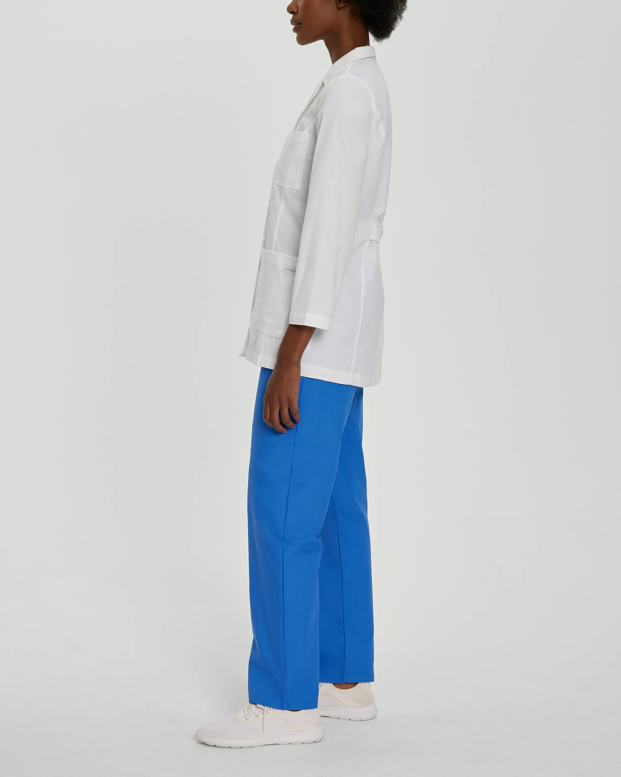 Essential Lab Coats 8726 Women's 3 Pocket Consultation Jacket White
