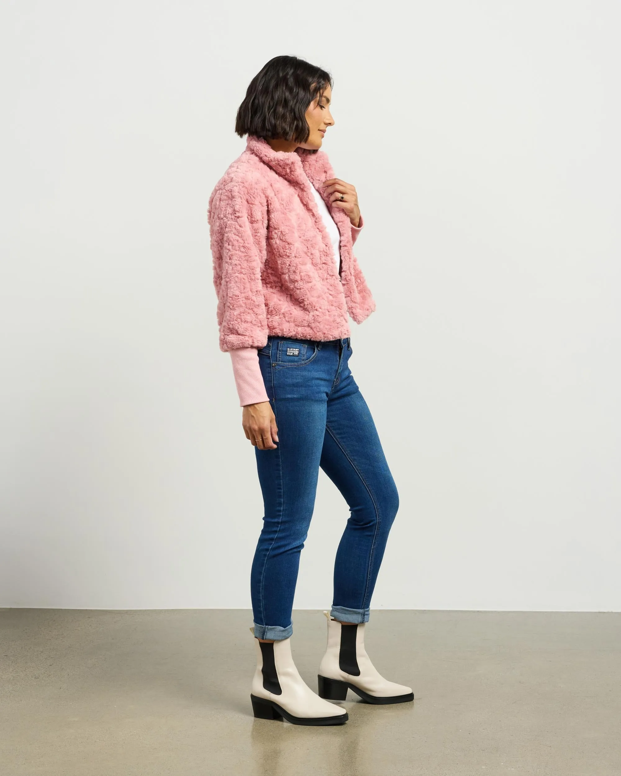 et alia Vintage Fur Jacket - Blush