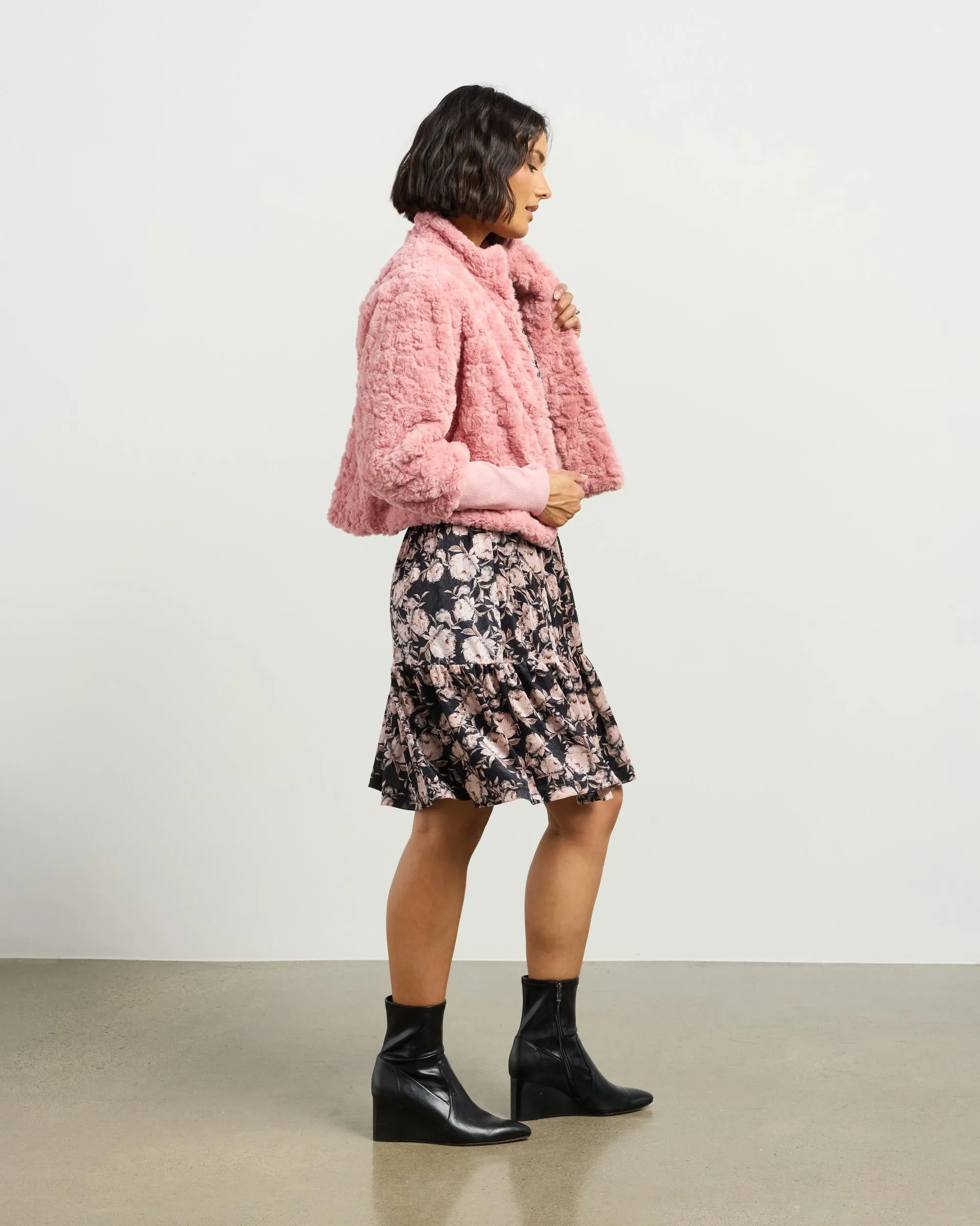 et alia Vintage Fur Jacket - Blush