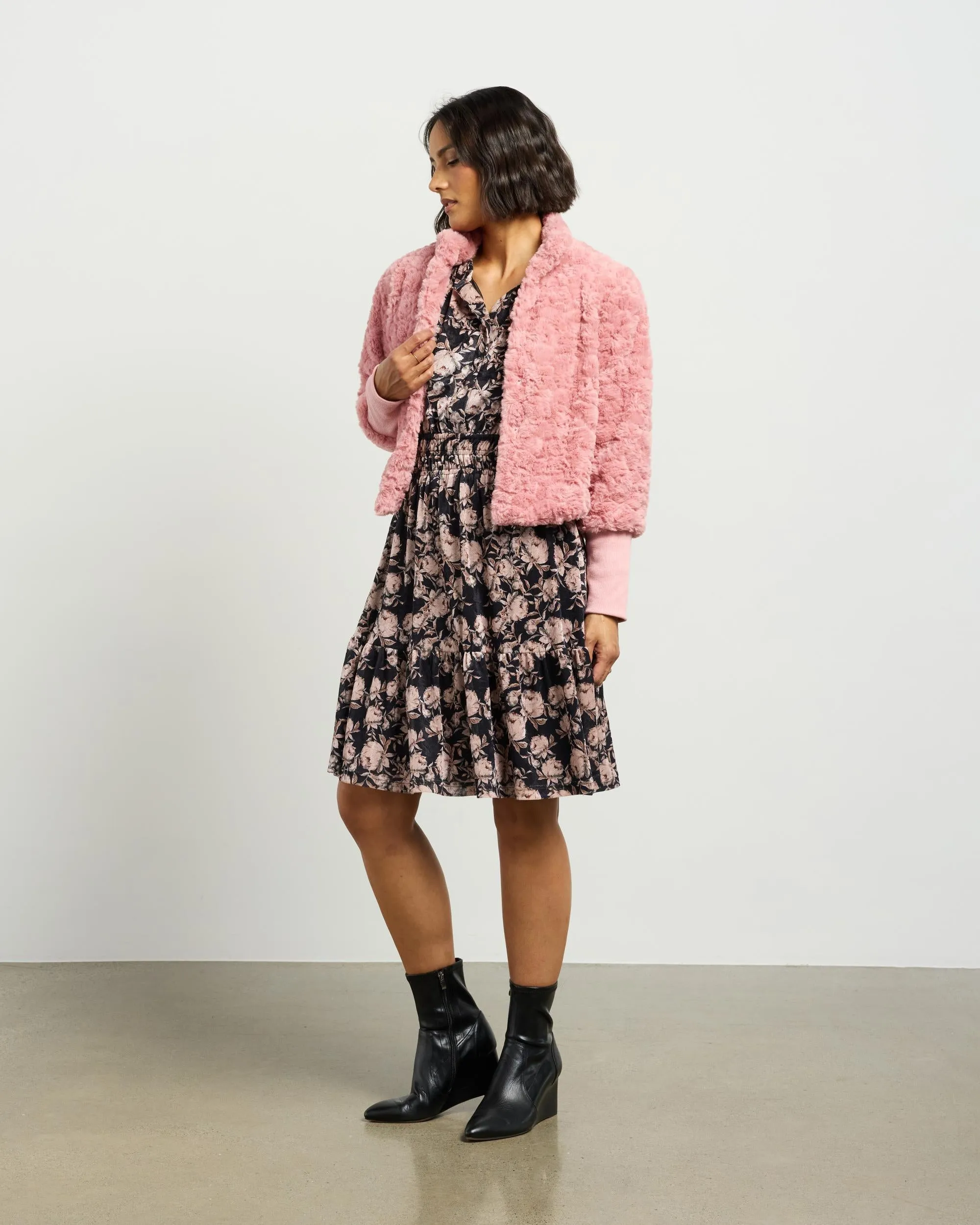 et alia Vintage Fur Jacket - Blush