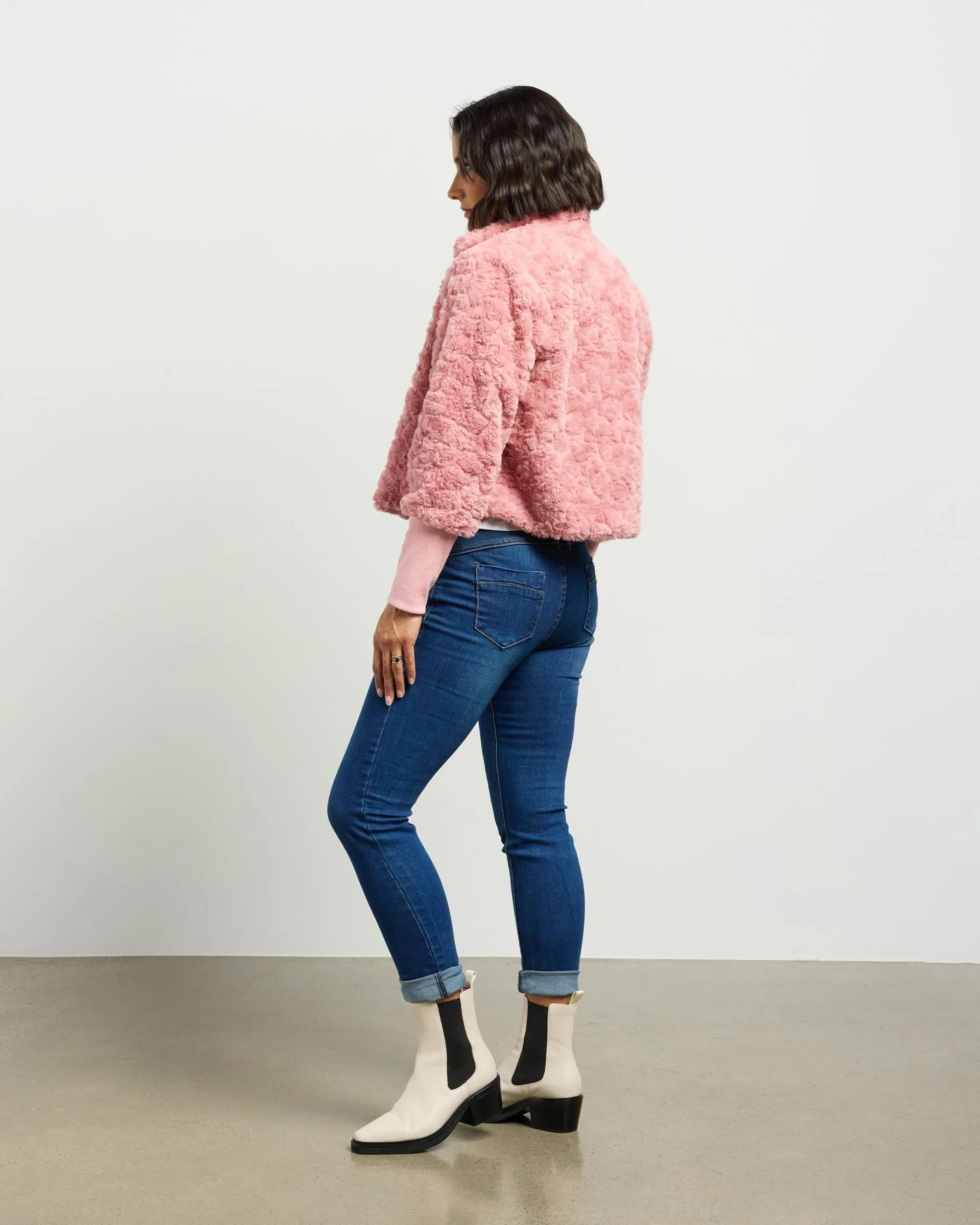et alia Vintage Fur Jacket - Blush