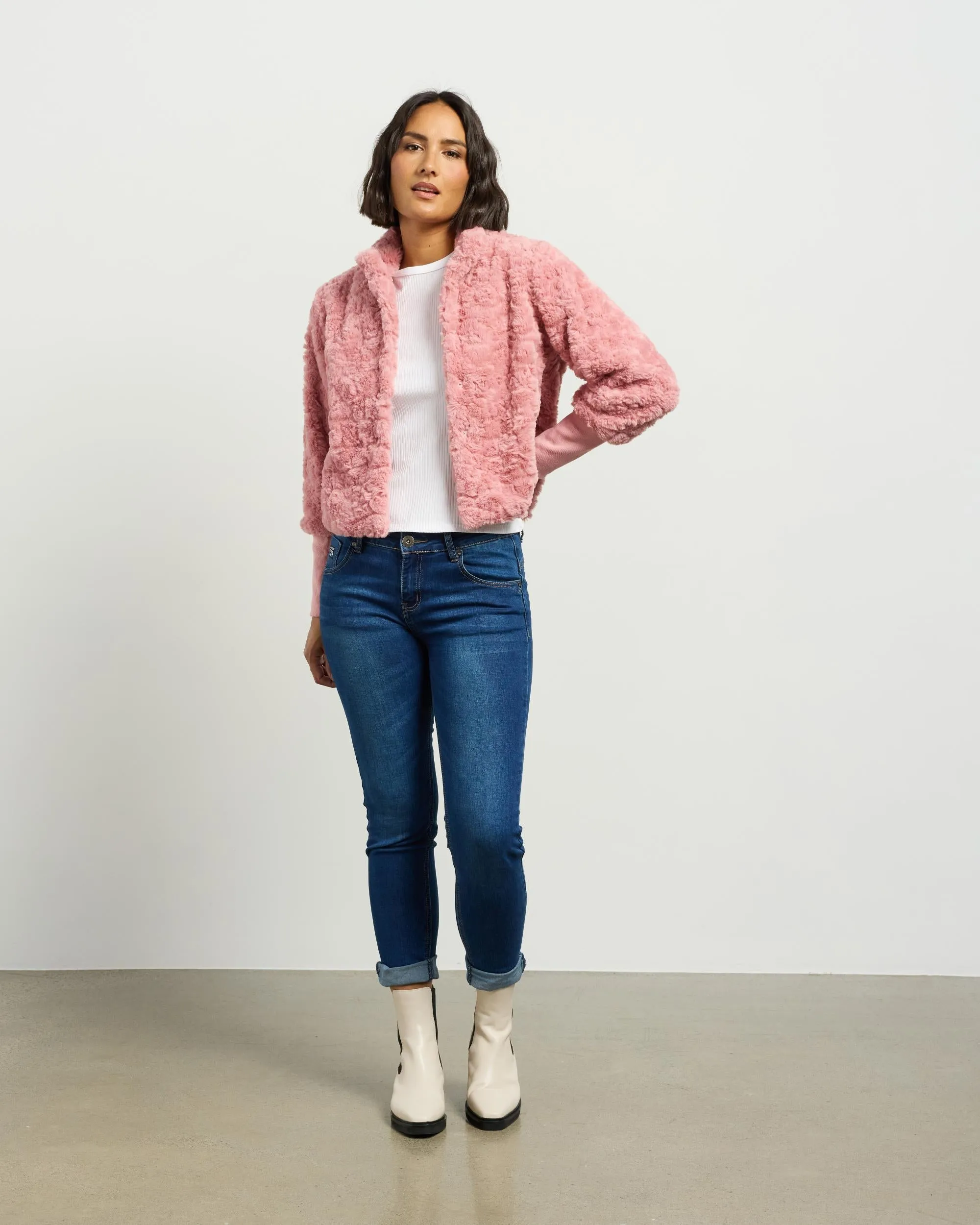 et alia Vintage Fur Jacket - Blush