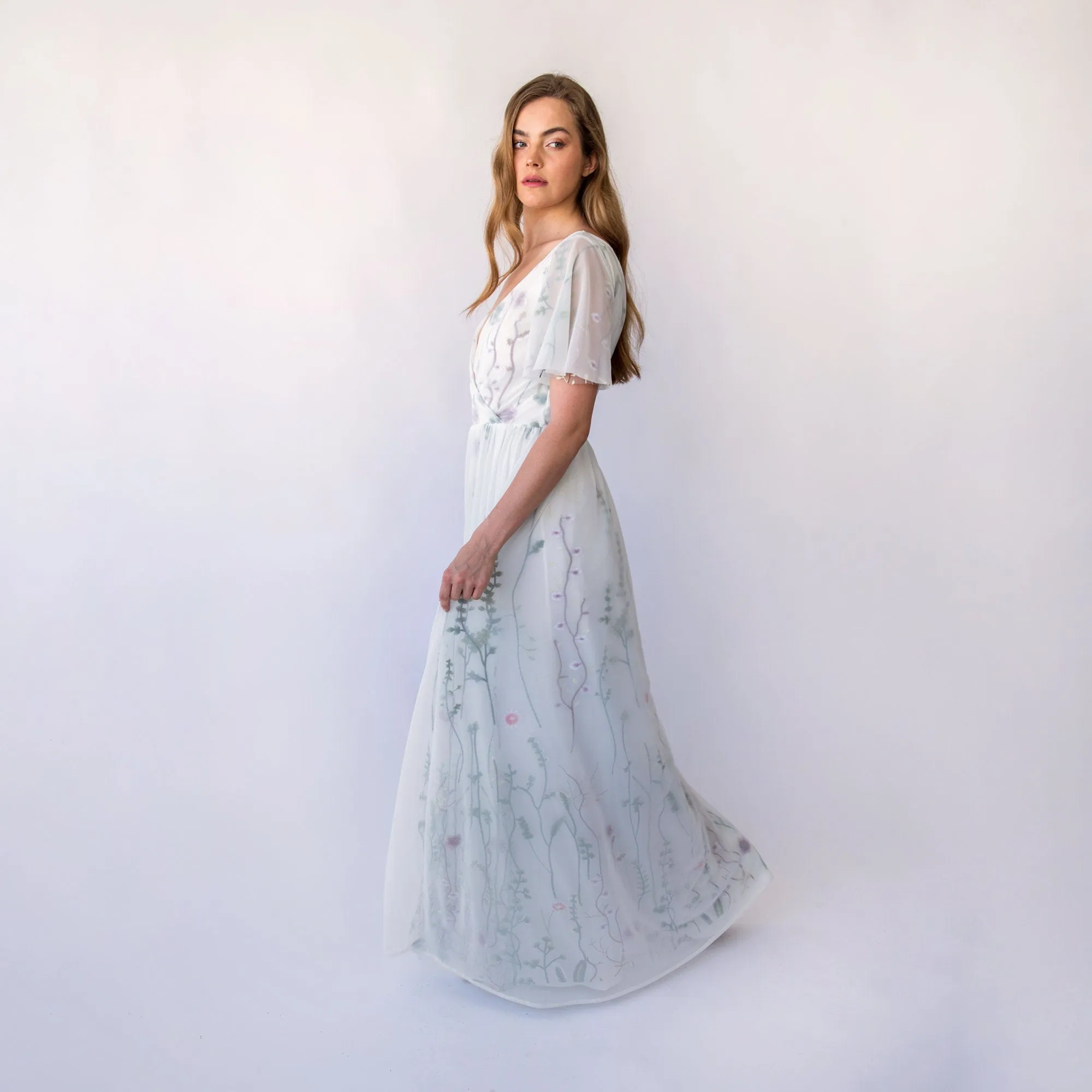 Ethereal Floral Gown #1469