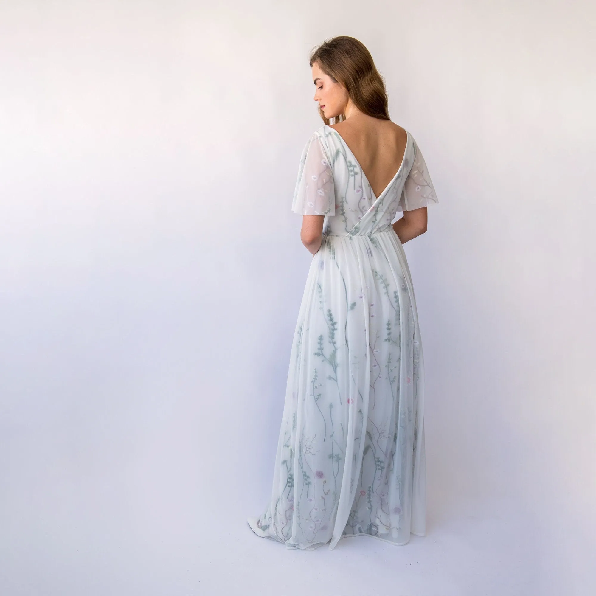 Ethereal Floral Gown #1469