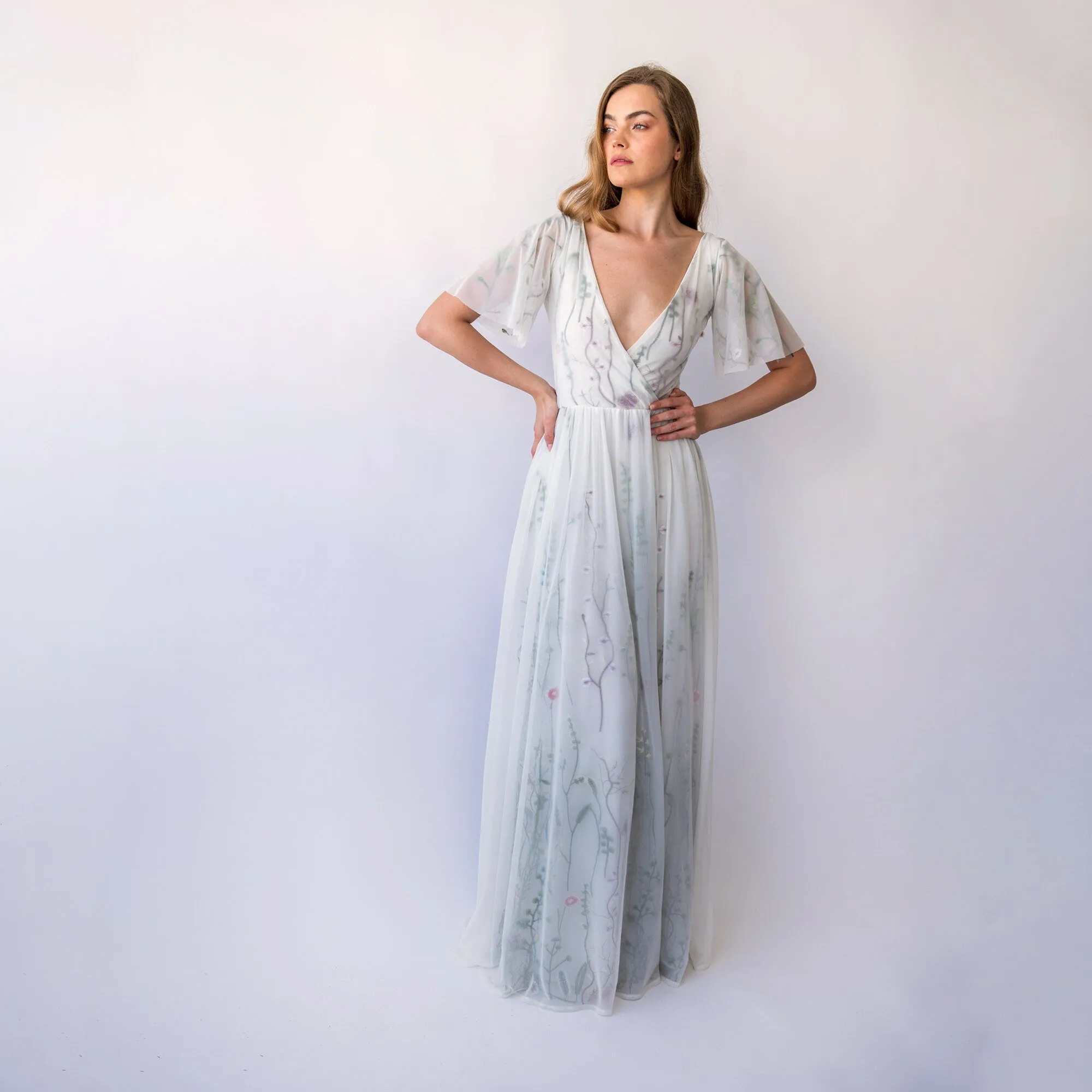 Ethereal Floral Gown #1469