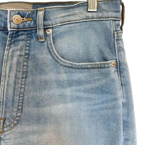 Everlane &quot;The Original Cheeky&quot; Jean Straight Leg Light Sky Wash Women's 29 Short