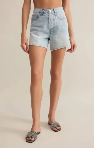 Everyday Hi-Rise Denim Short-Faded Indigo