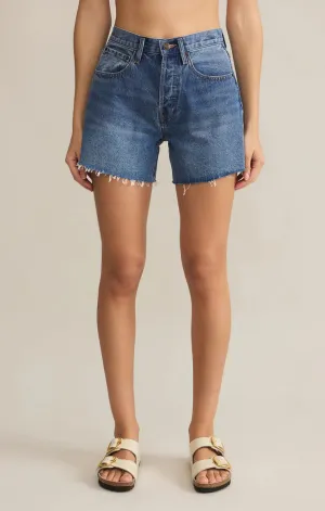 Everyday Hi-Rise Denim Short-Vintage Indigo