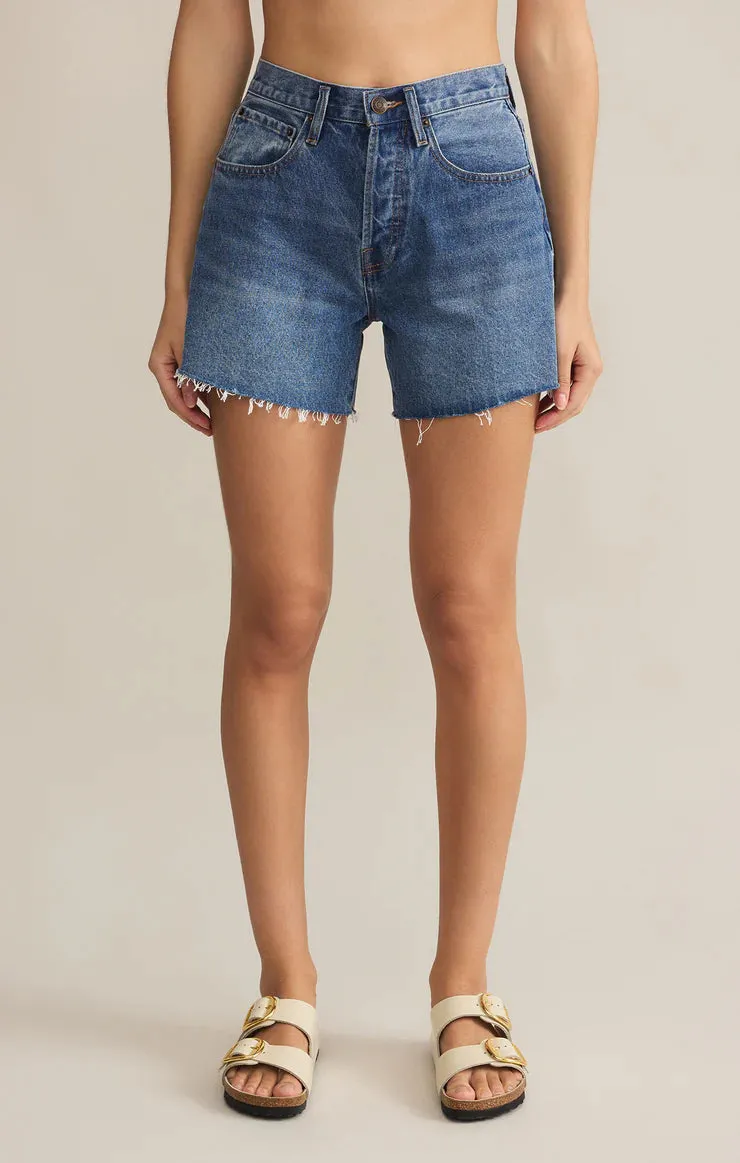 Everyday Hi-Rise Denim Short-Vintage Indigo