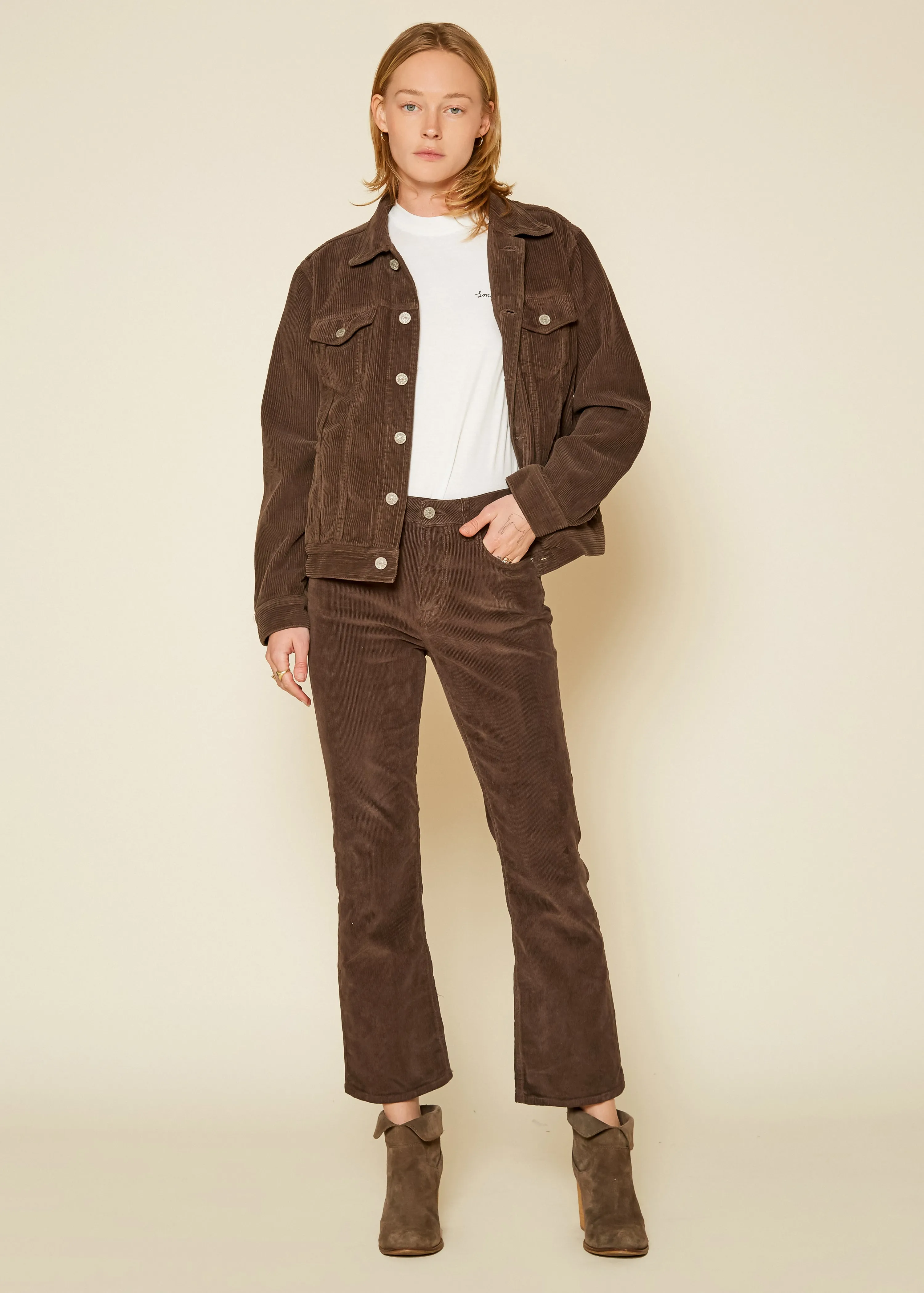 Farrah Corduroy Kick Flare