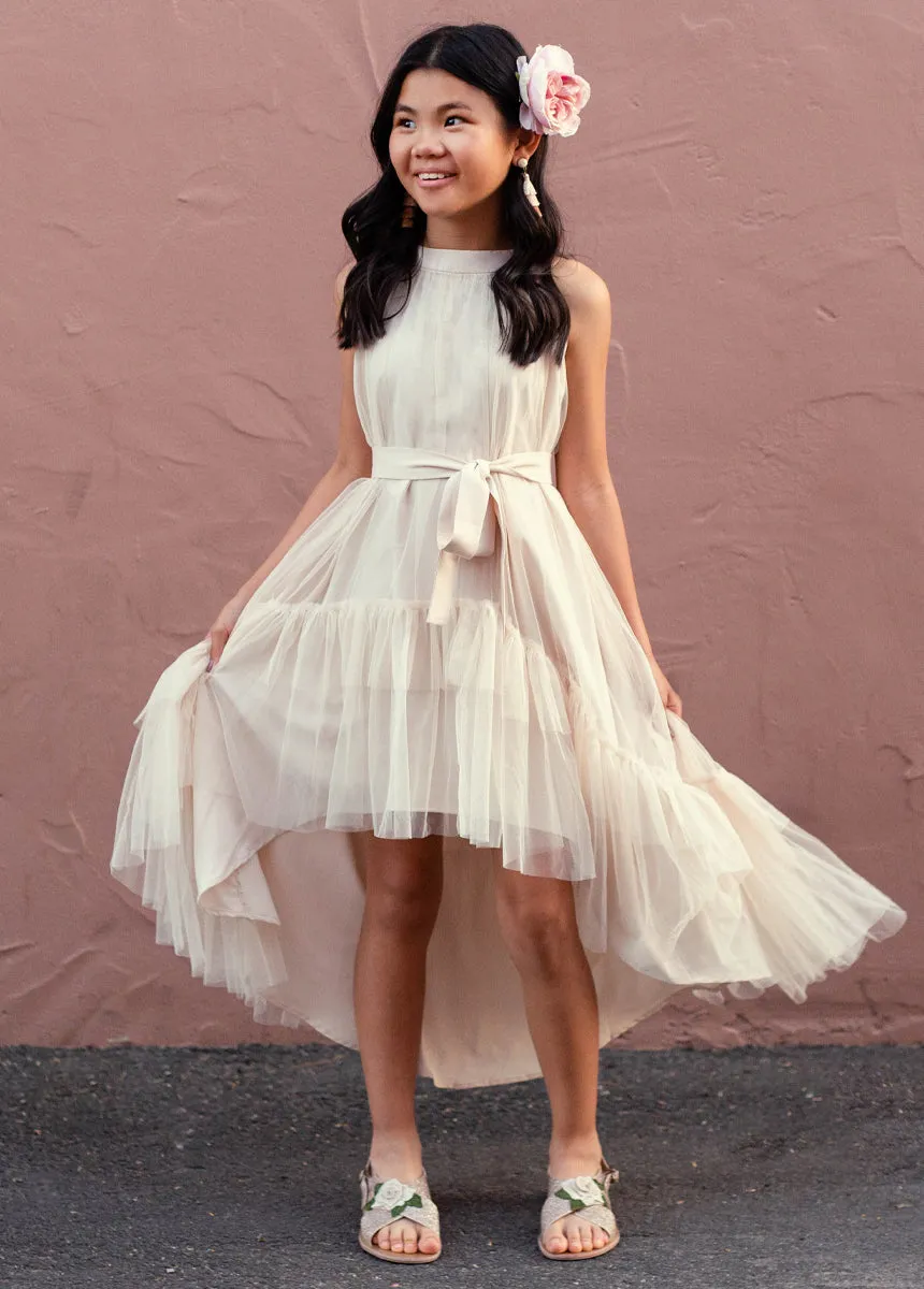 Fay Dress in Ecru