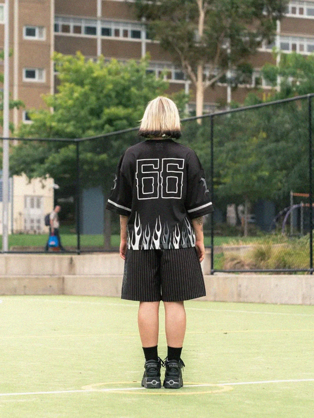 FC BURNER JERSEY - MESH BLACK