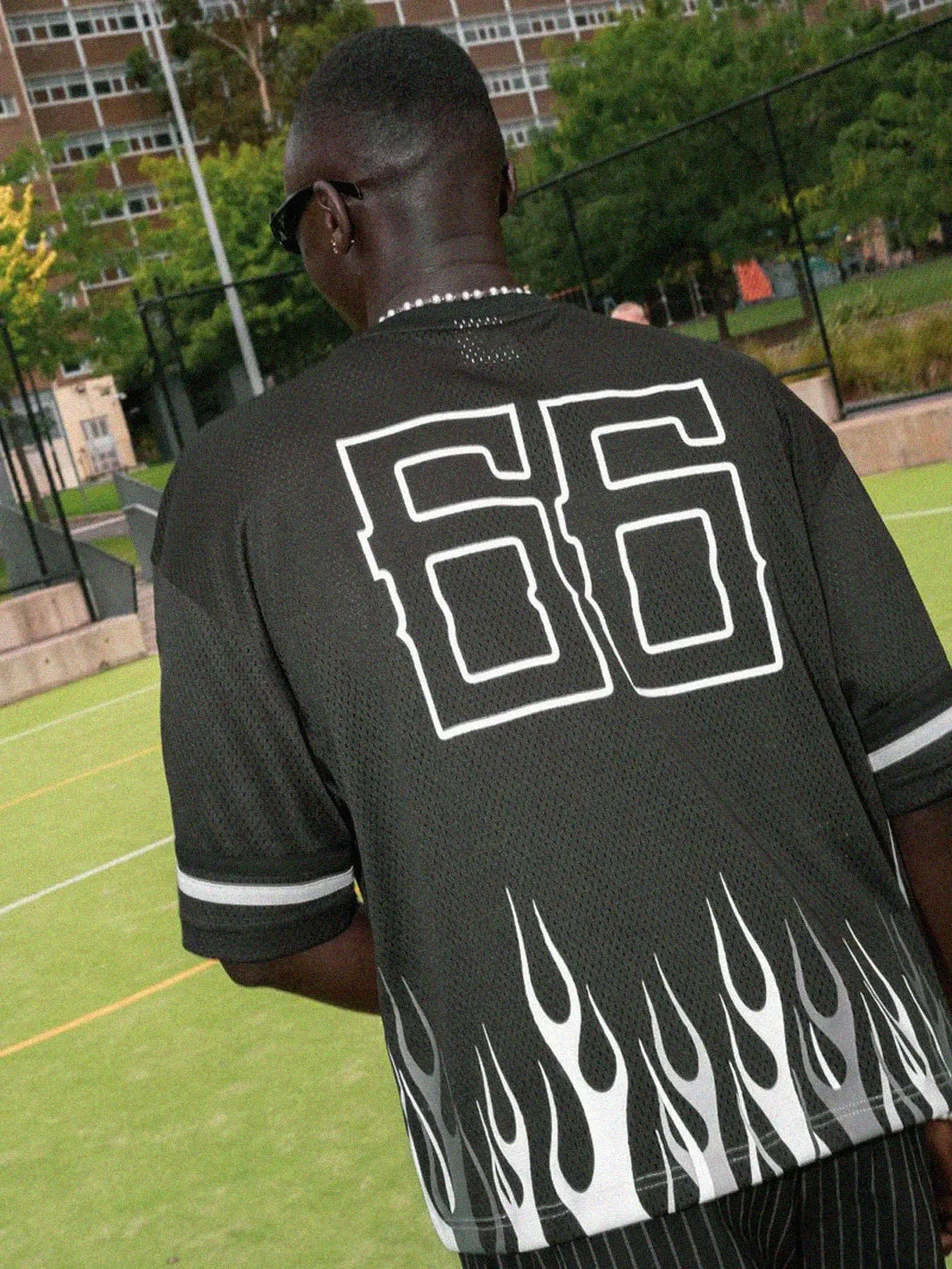 FC BURNER JERSEY - MESH BLACK