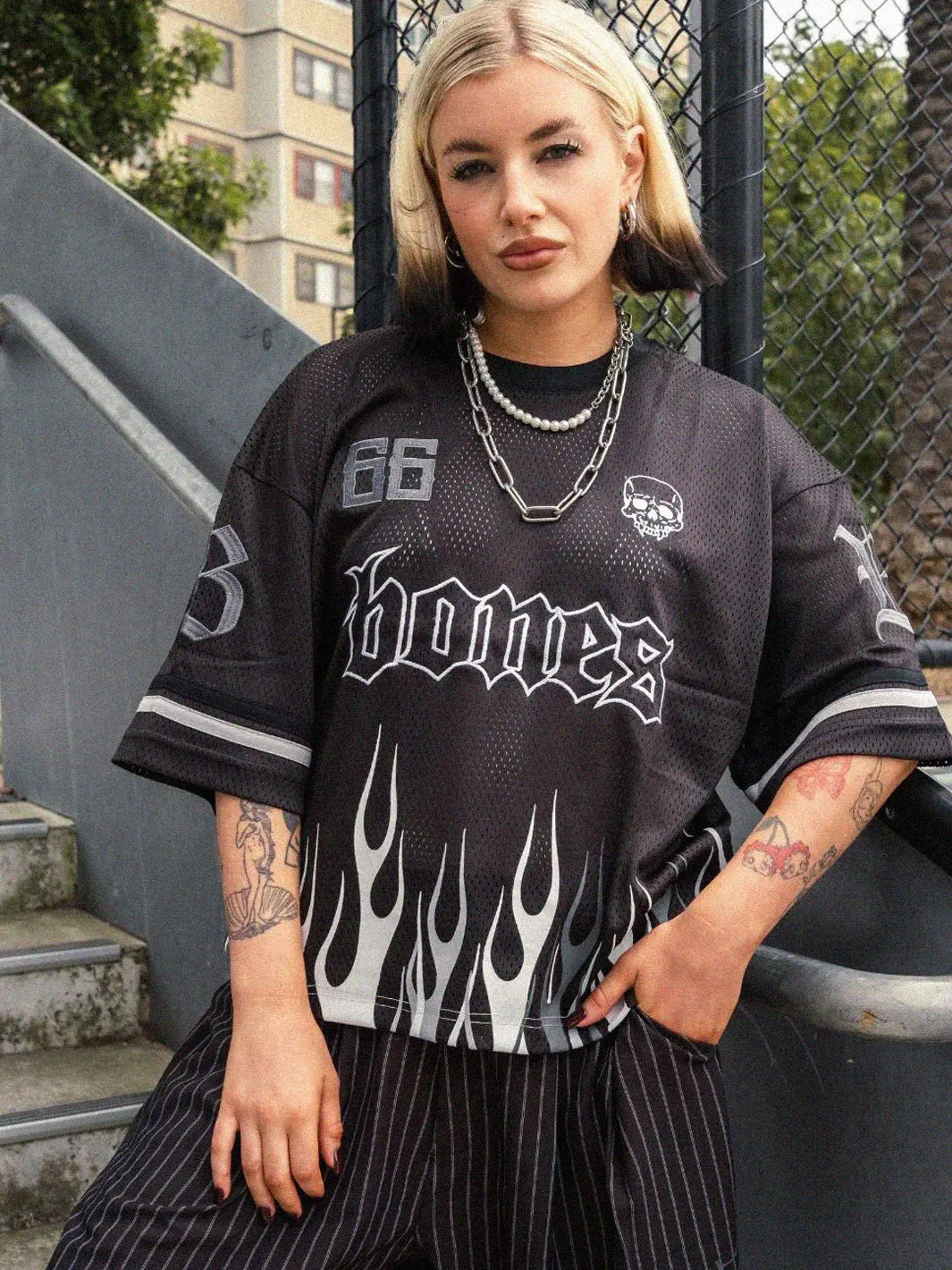 FC BURNER JERSEY - MESH BLACK