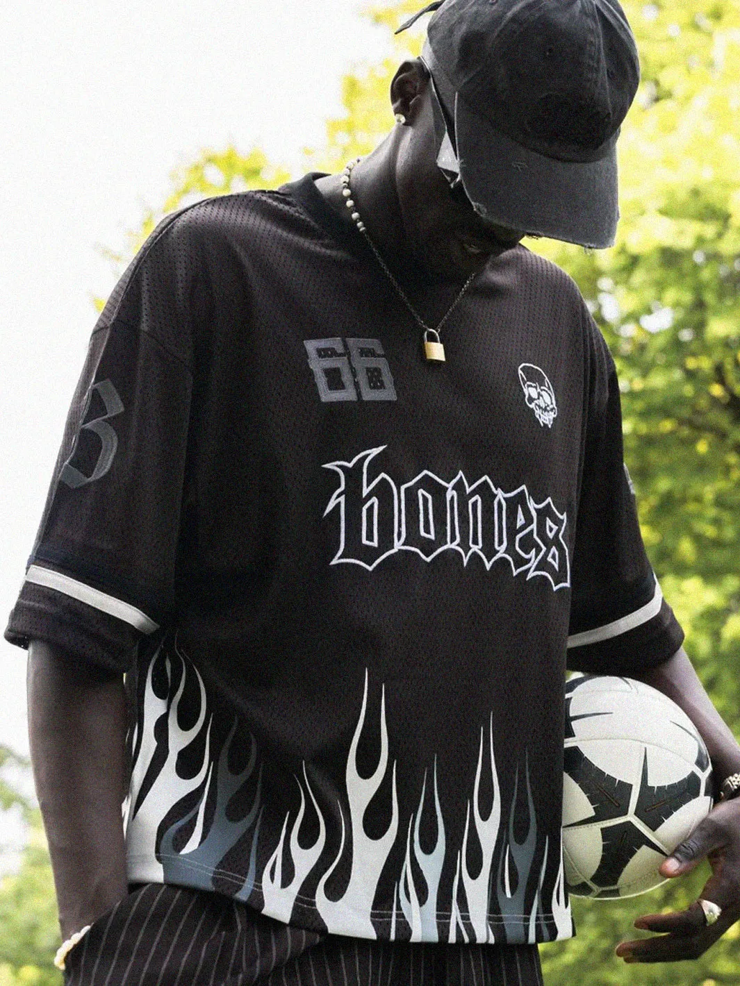 FC BURNER JERSEY - MESH BLACK