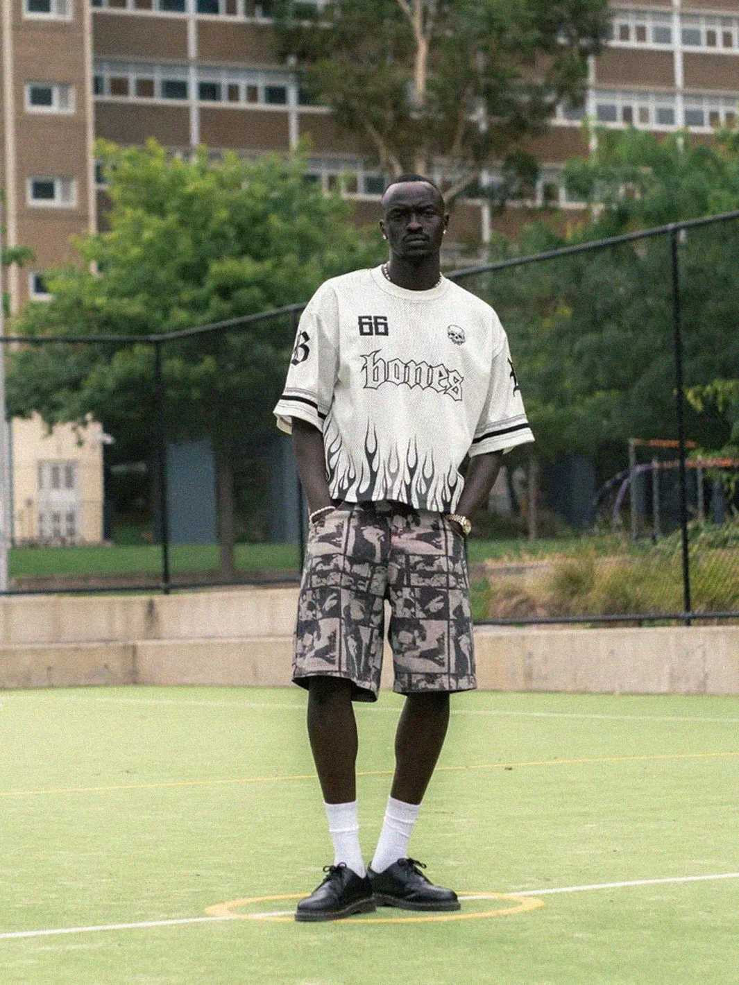 FC BURNER JERSEY - MESH WHITE