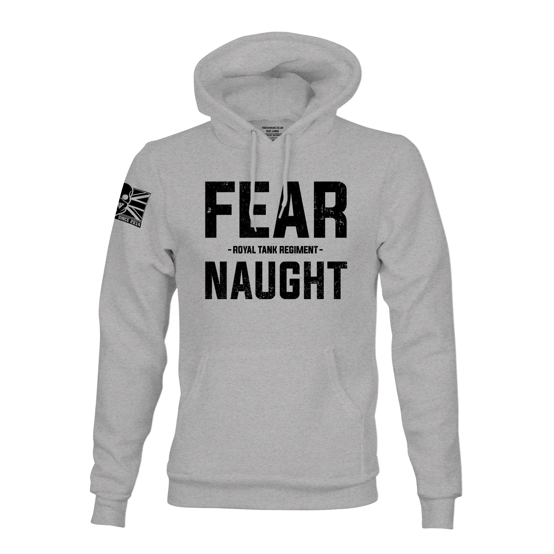 FEAR NAUGHT (ROYAL TANK REGIMENT MOTTO) HOODIE