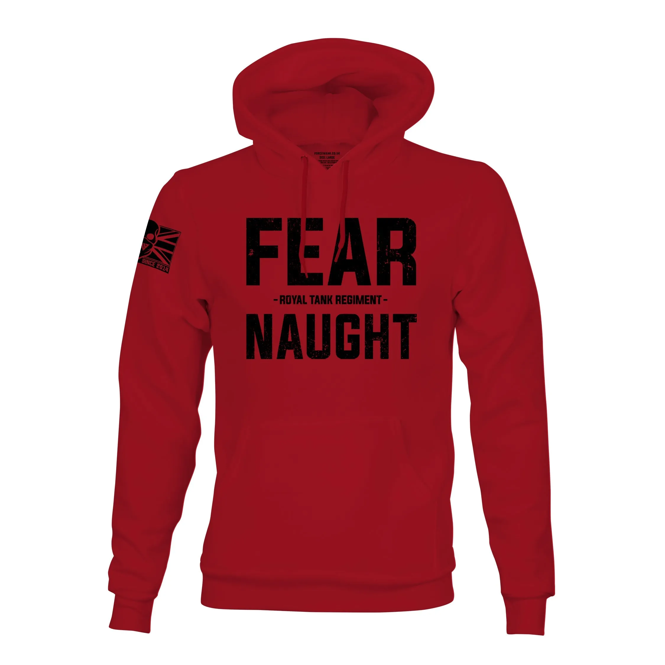 FEAR NAUGHT (ROYAL TANK REGIMENT MOTTO) HOODIE