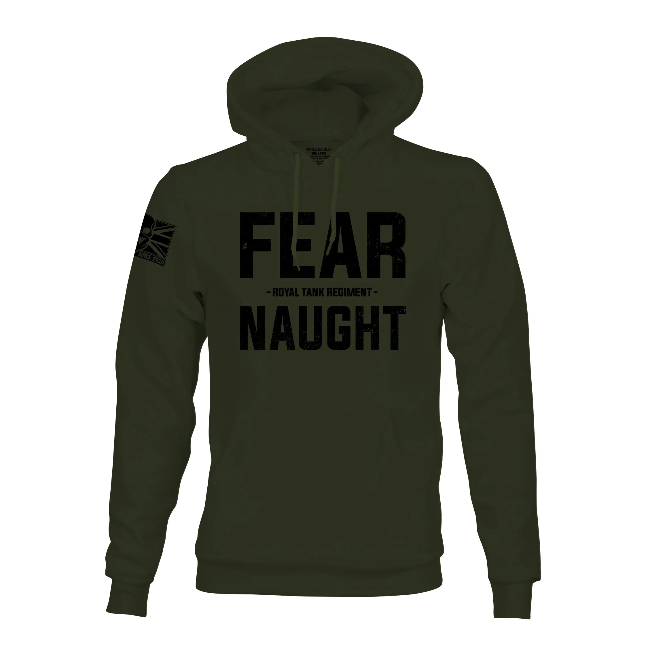 FEAR NAUGHT (ROYAL TANK REGIMENT MOTTO) HOODIE