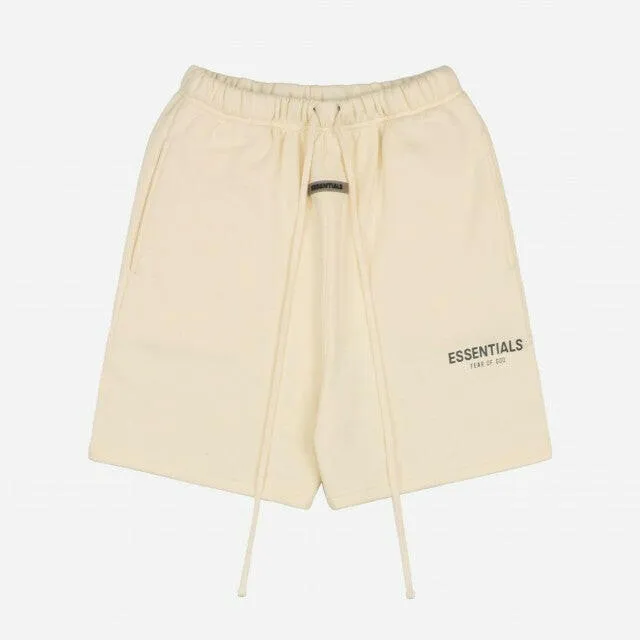 Fear Of God Essential 2021 Spring-Summer Cream Shorts Apparel Collection