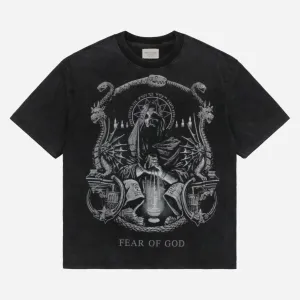 FEAR OF GOD ESSENTIALS "MUERTA'S RITUAL" BLACK SHIRT 2019 SPRING-SUMMER APPAREL COLLECTION