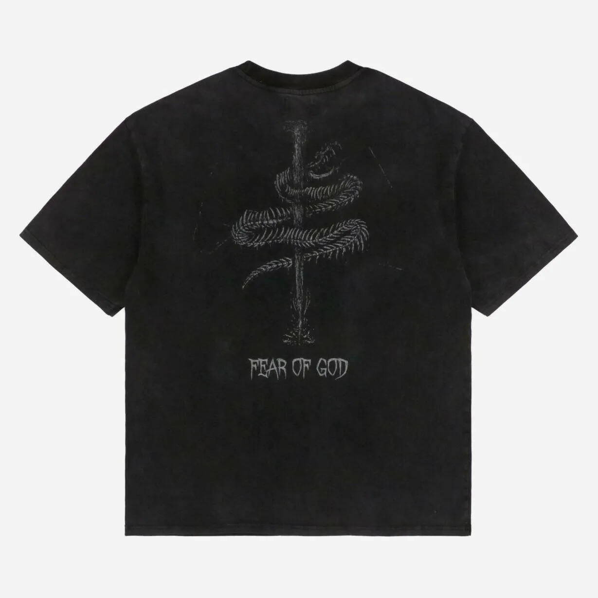 FEAR OF GOD ESSENTIALS "MUERTA'S RITUAL" BLACK SHIRT 2019 SPRING-SUMMER APPAREL COLLECTION