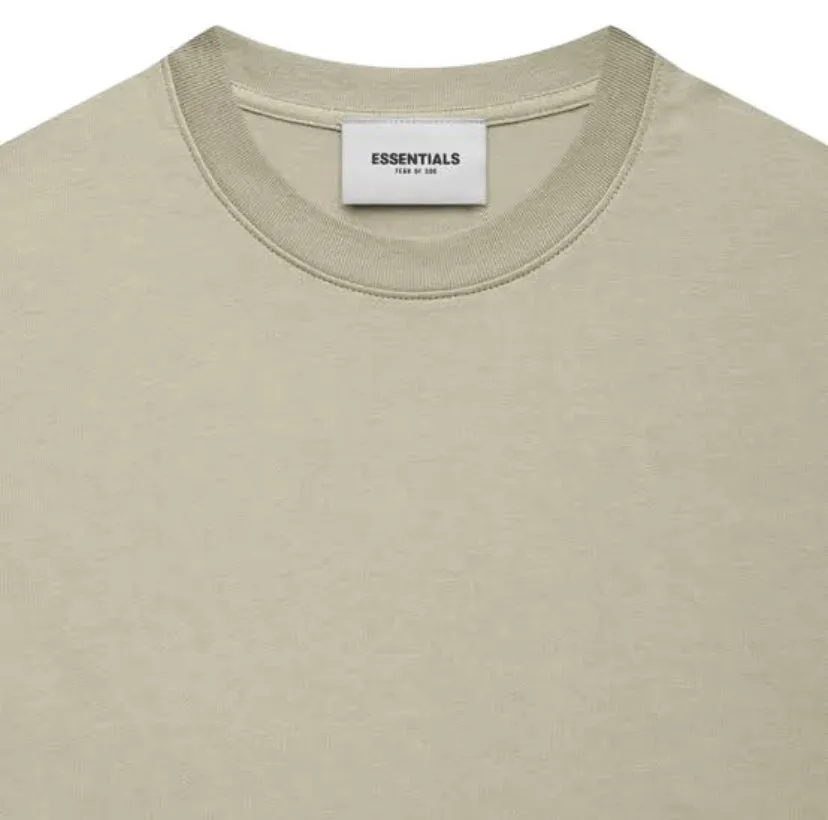 Fear Of God Essentials T-shirt Pistachio Back Logo Tee