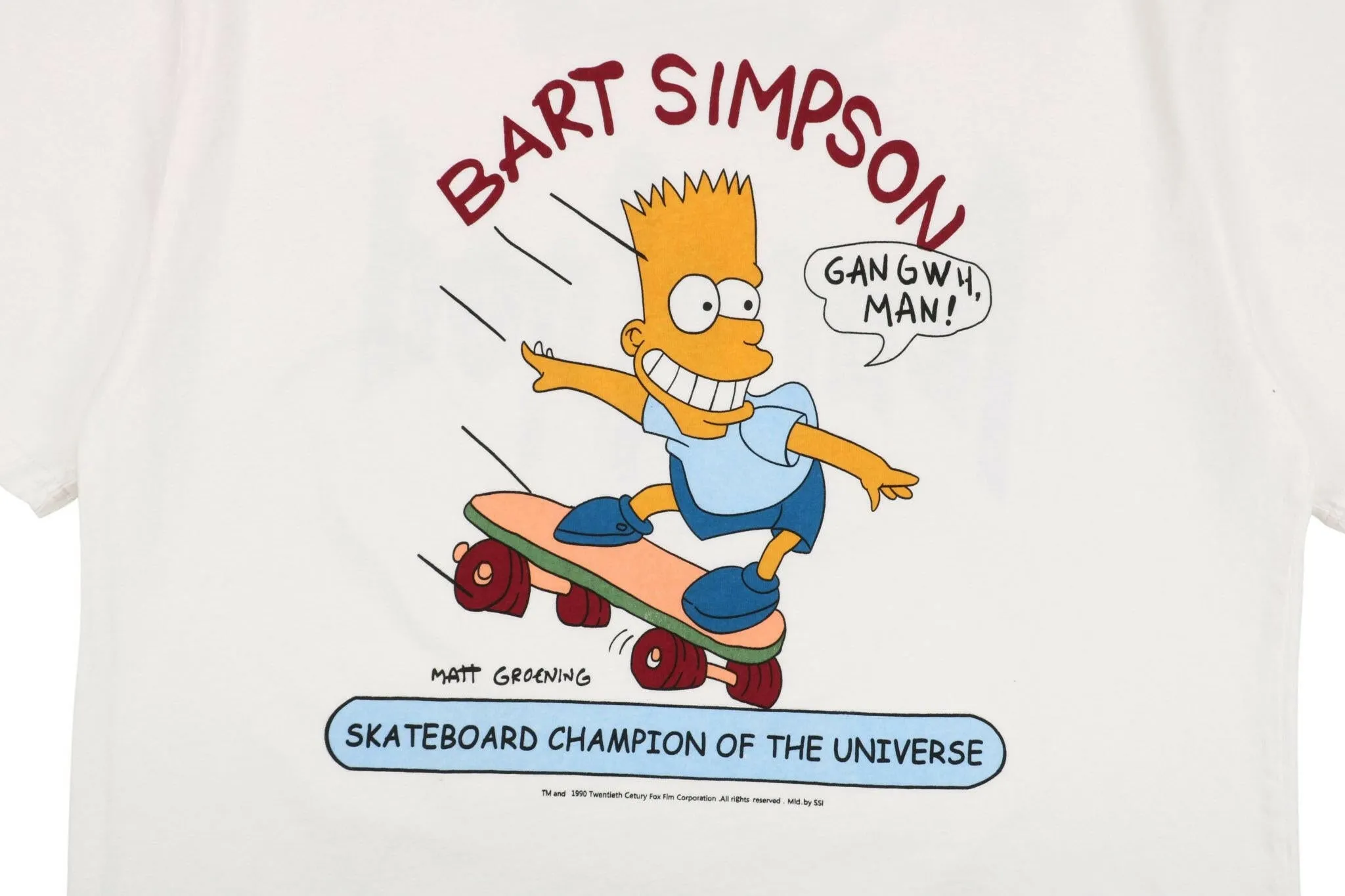 FEAR OF GOD ESSENTIALS X BART SIMPSON T-SHIRT 2019 SPRING-SUMMER APPAREL COLLECTION
