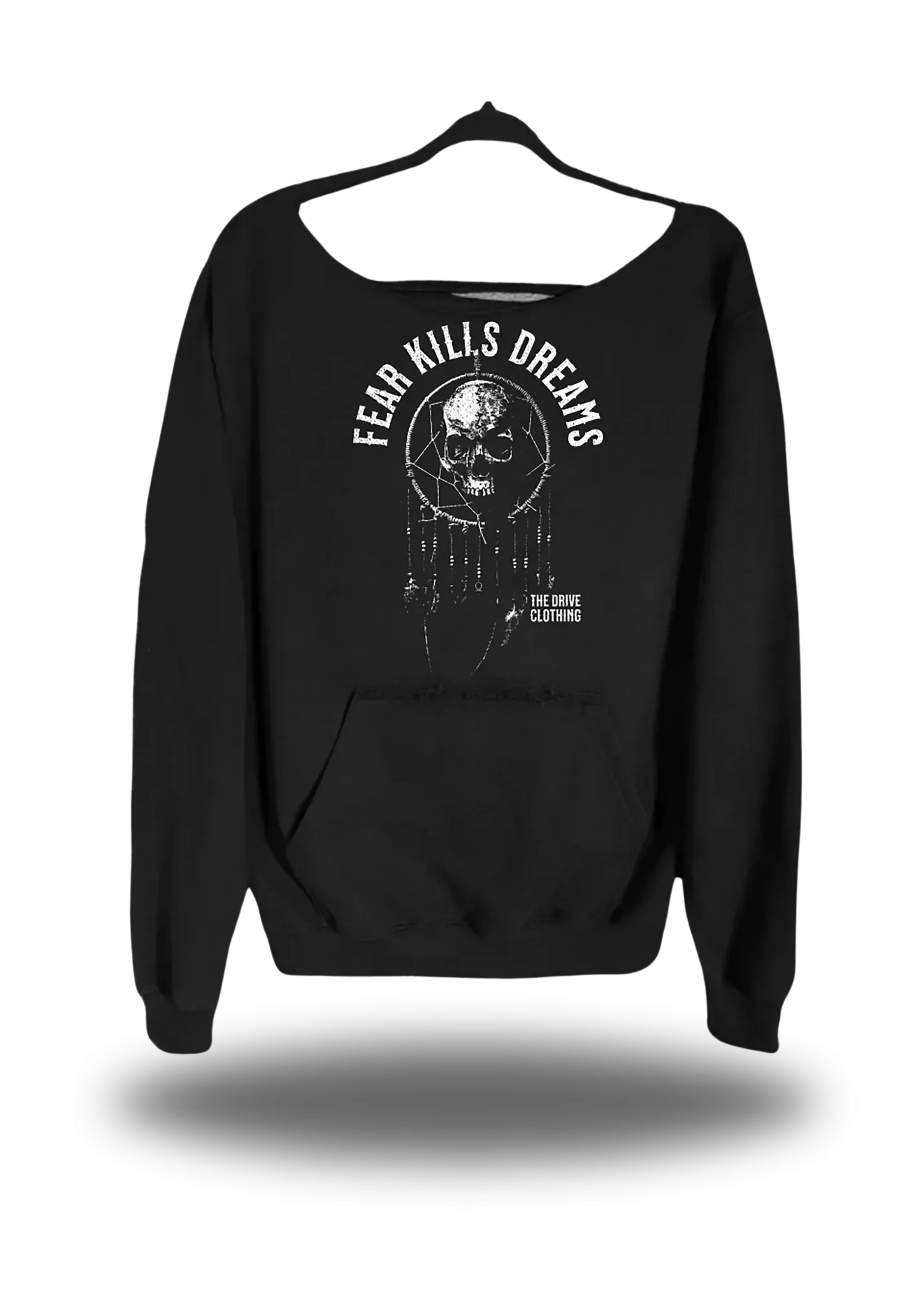 FEAR WIDE NECK SWEATSHIRT
