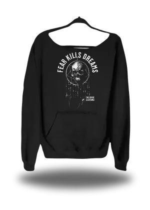 FEAR WIDE NECK SWEATSHIRT