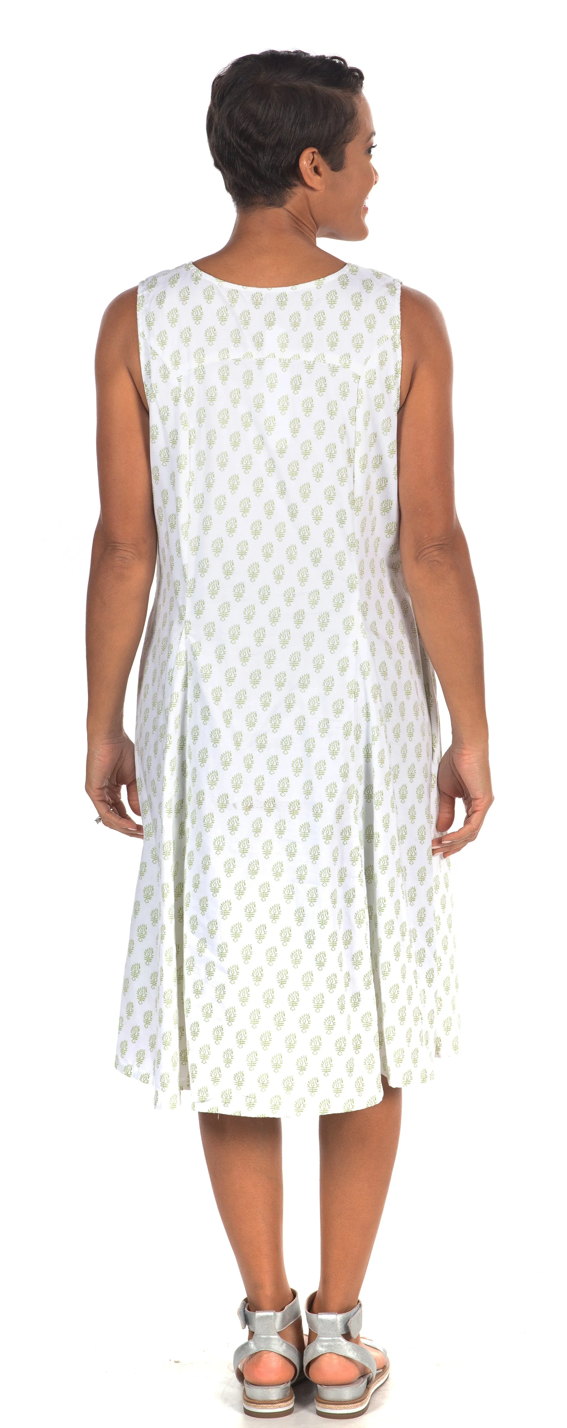 FINAL SALE Poppie Dress in Green Eternity*