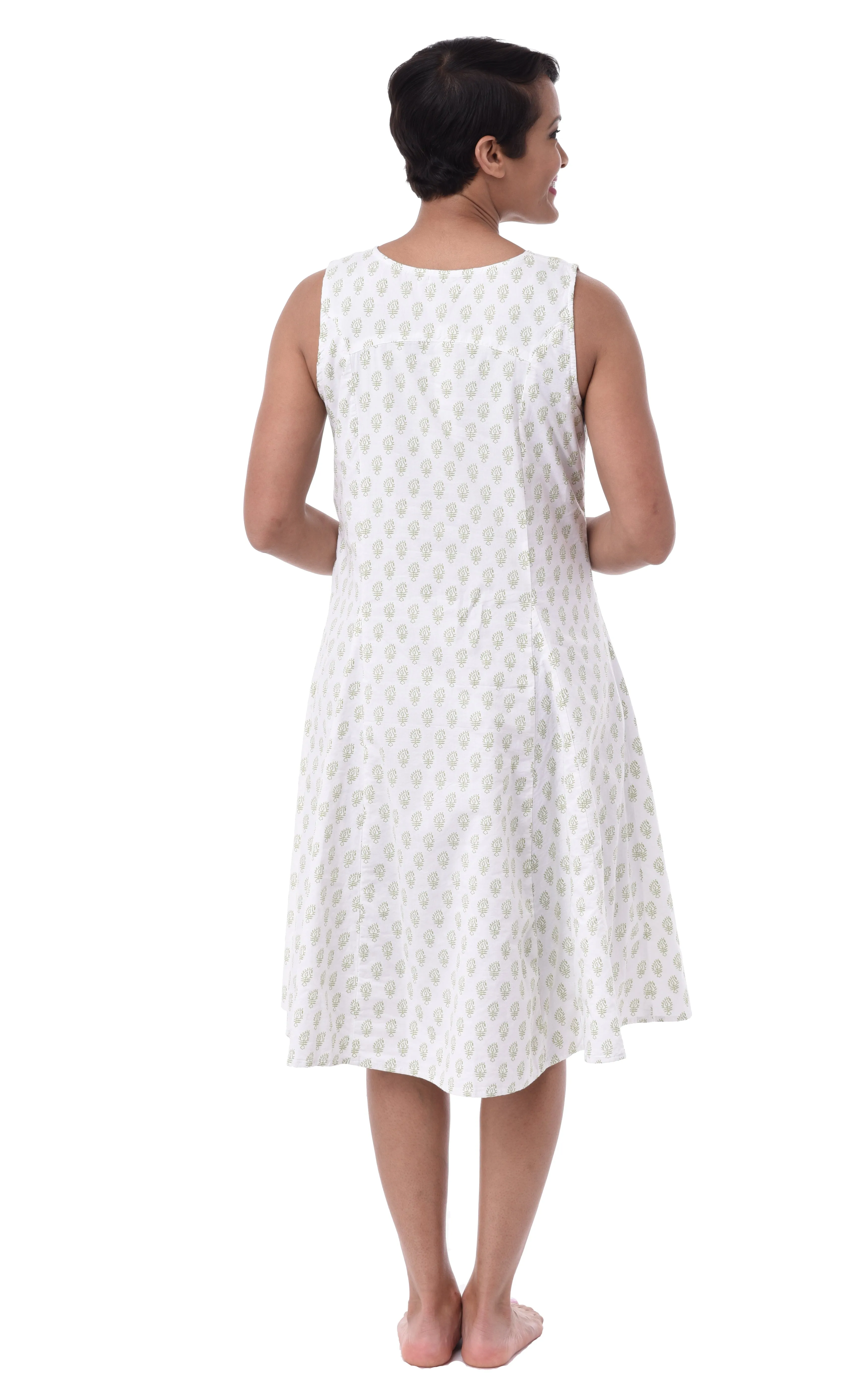 FINAL SALE Poppie Dress in Green Eternity*