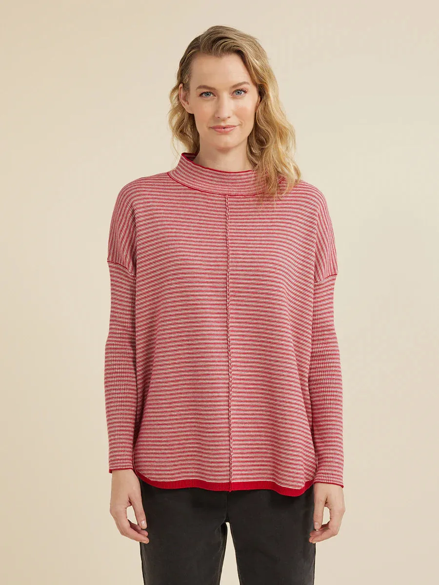 fine stripe turtle top (yt24w7638)