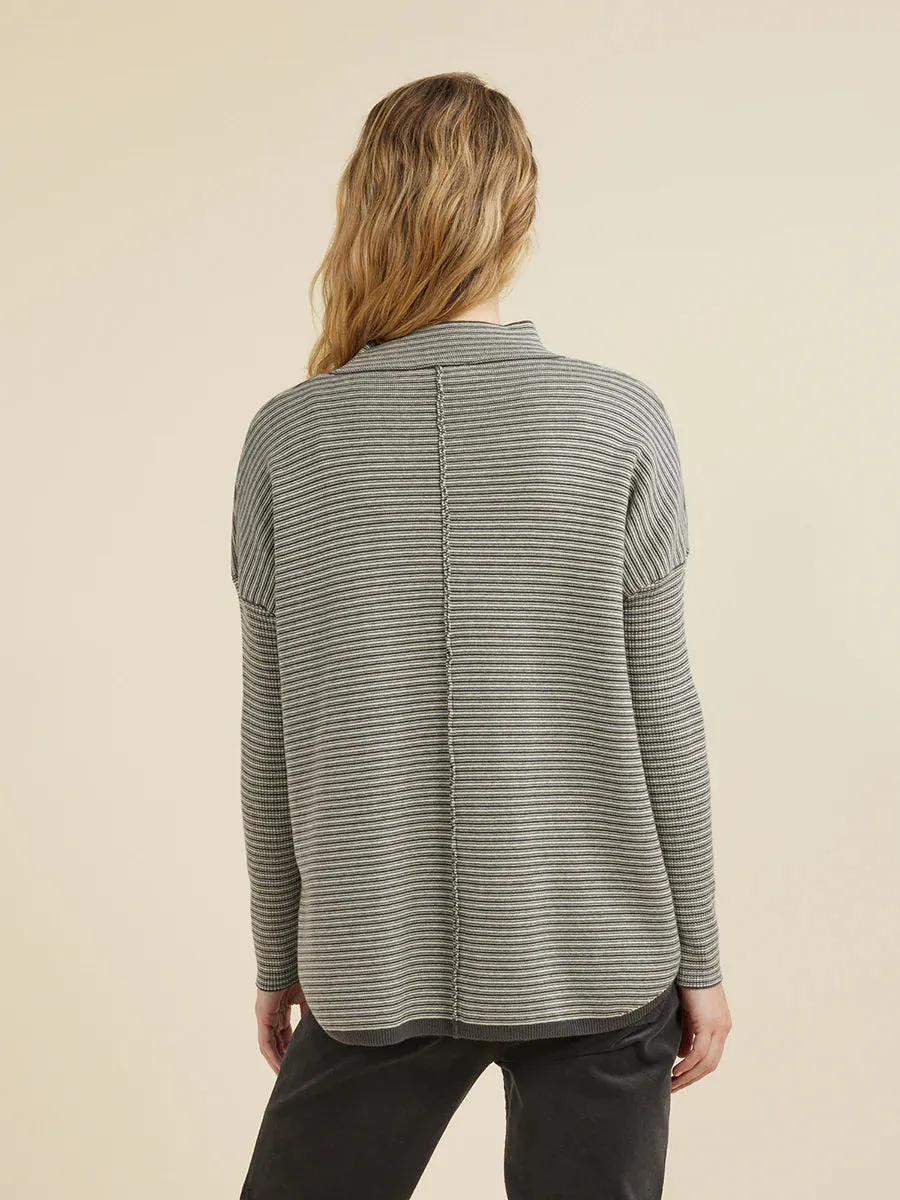 fine stripe turtle top (yt24w7638)