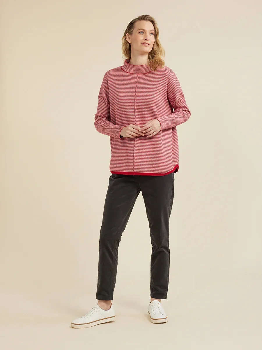 fine stripe turtle top (yt24w7638)