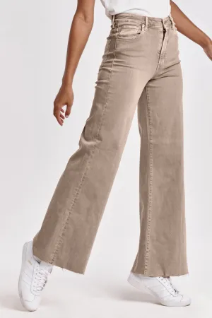 FIONA SUPER HIGH RISE WIDE LEG -CASHMERE