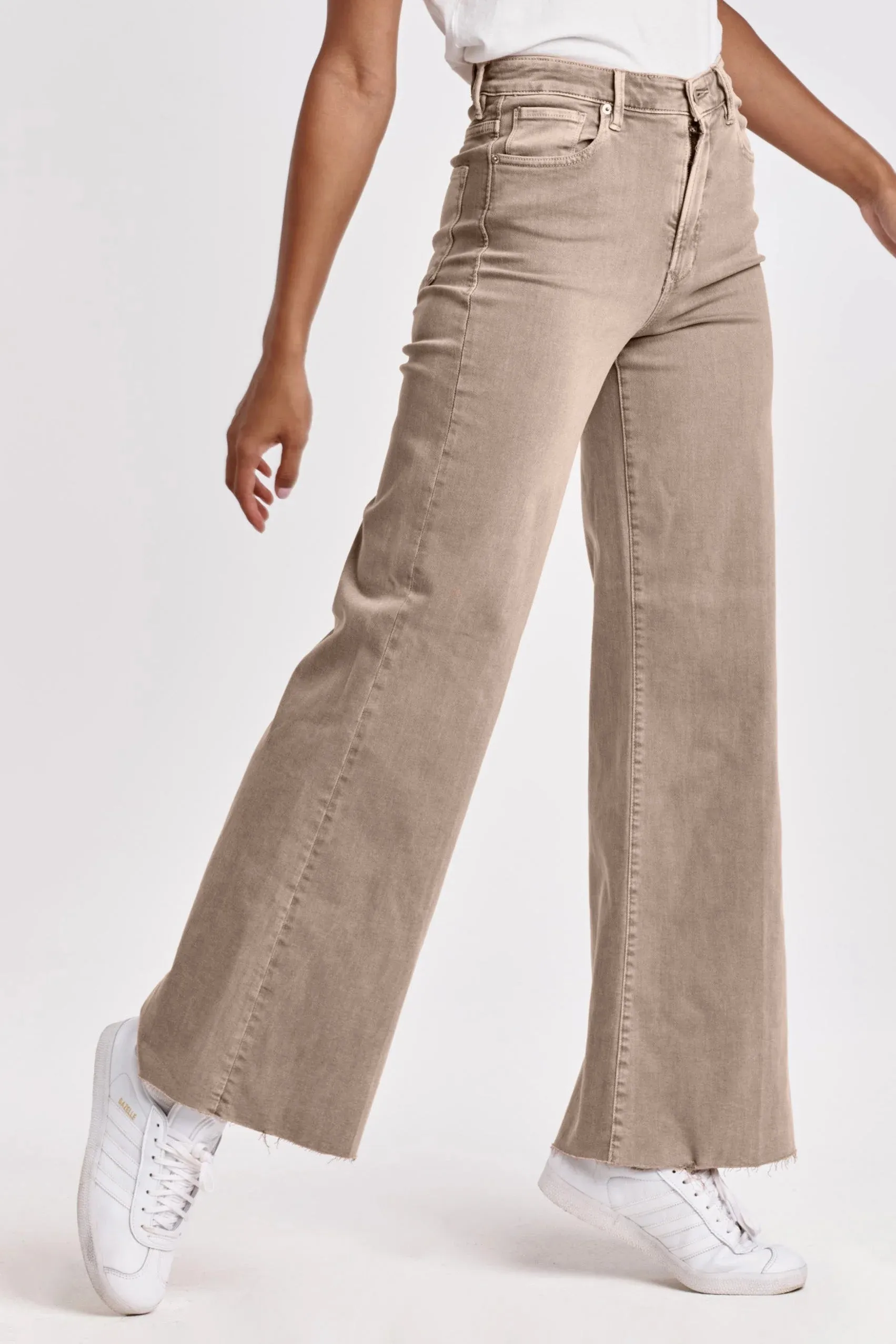 FIONA SUPER HIGH RISE WIDE LEG -CASHMERE